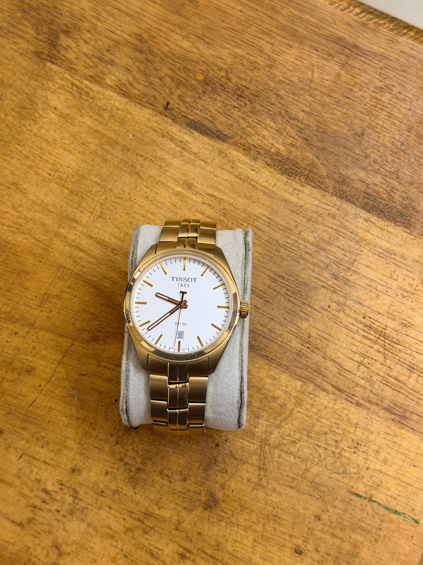 Pre Owned Tissot PR100 - Gold Stainless Steel PVD coated watch