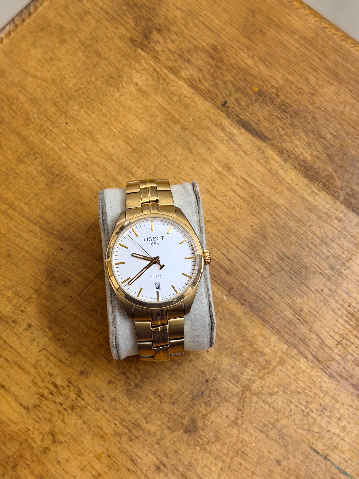 Pre Owned Tissot PR100 - Gold Stainless Steel PVD coated watch