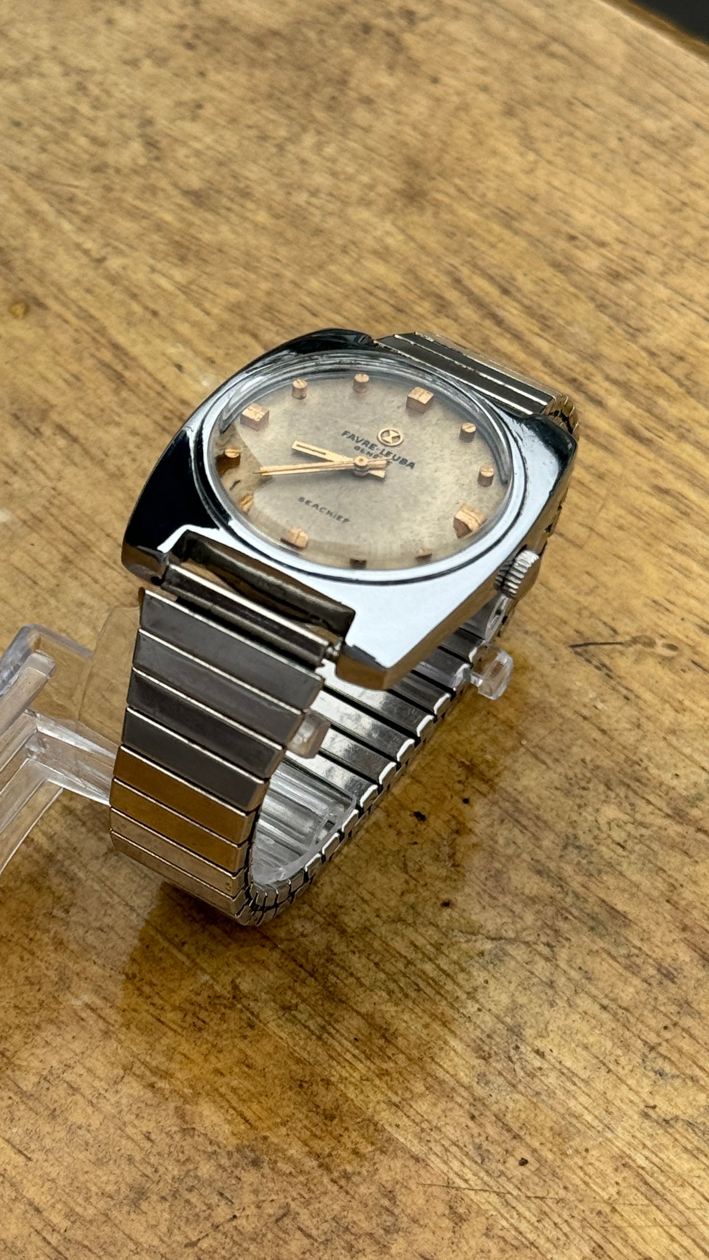 Pre Owned Vintage Favre Leuba Sea Chief 1970s - Manual Winding Watch