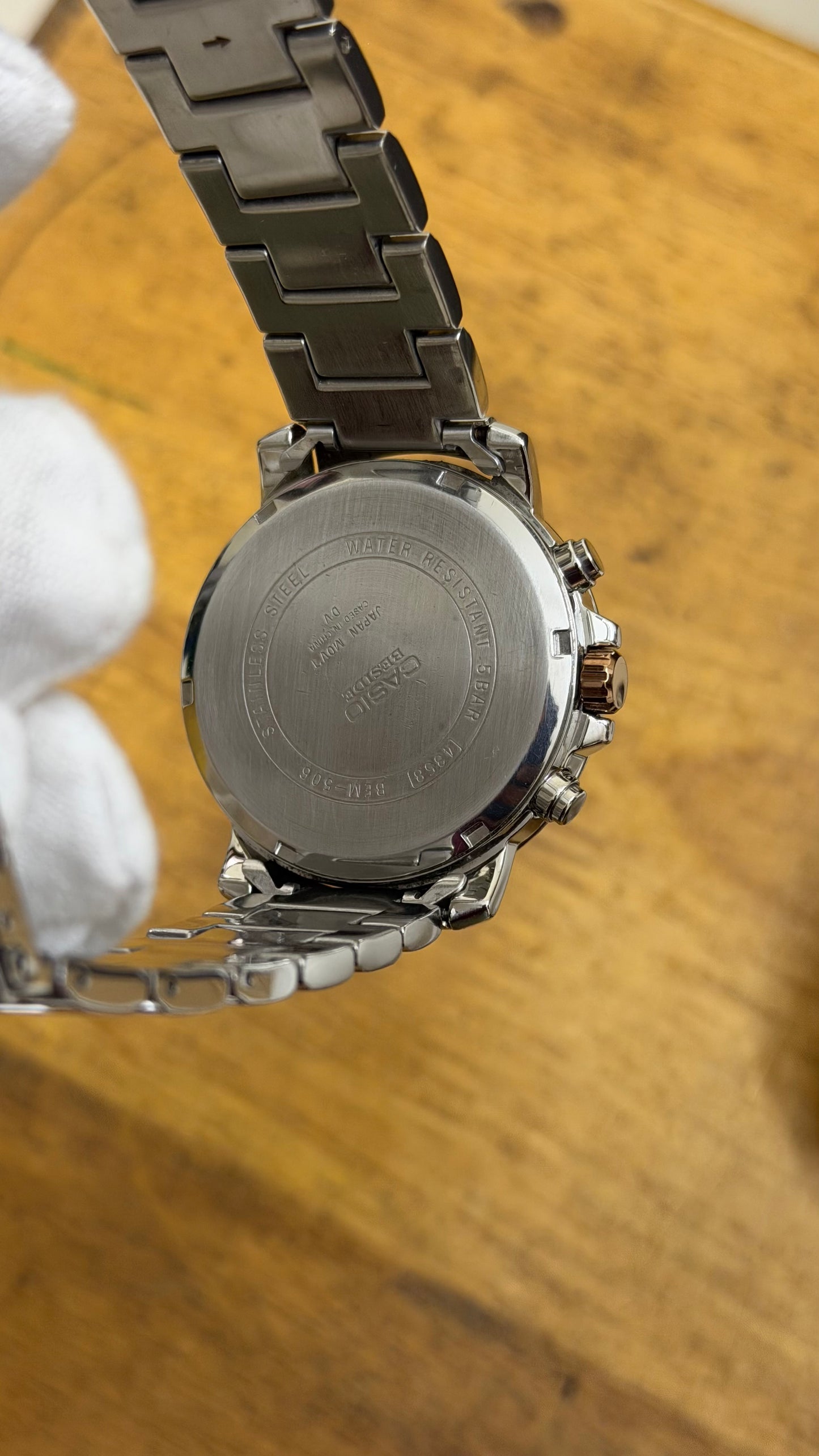 Pre Owned Casio Beside Chronograph Watch