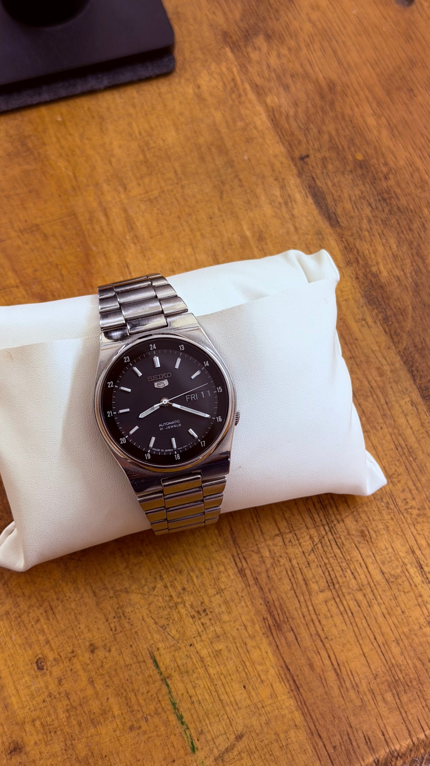 Pre Owned Vintage Seiko 5 Automatic - Railway Time