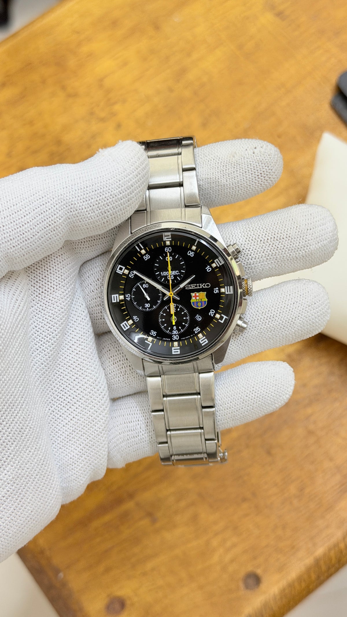 Pre Owned Seiko Chronograph - FC Barcelona Edition