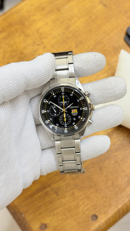 Pre Owned Seiko Chronograph - FC Barcelona Edition