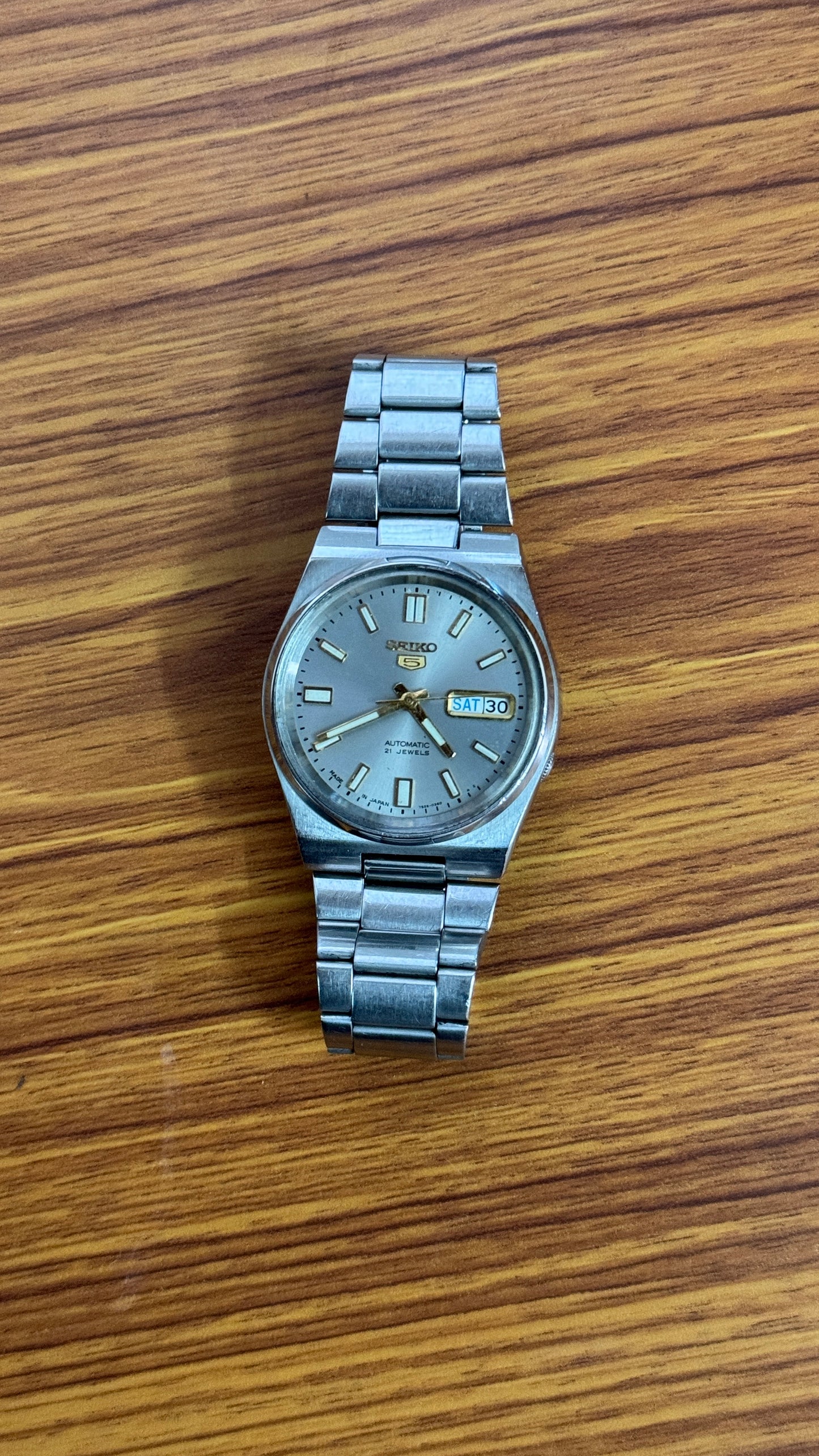 Pre Owned Seiko 5 vintage automatic watch