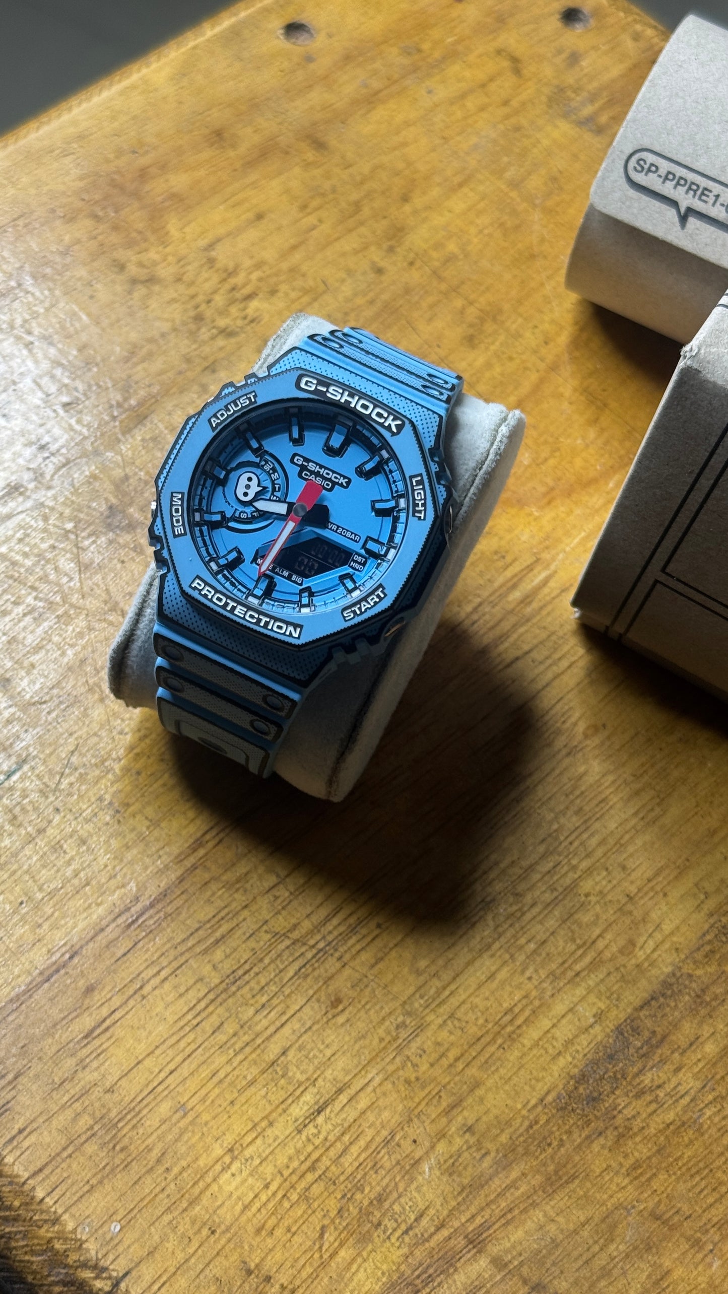Pre Owned Casio GA-2100MNG-2A (Blue Manga Theme)