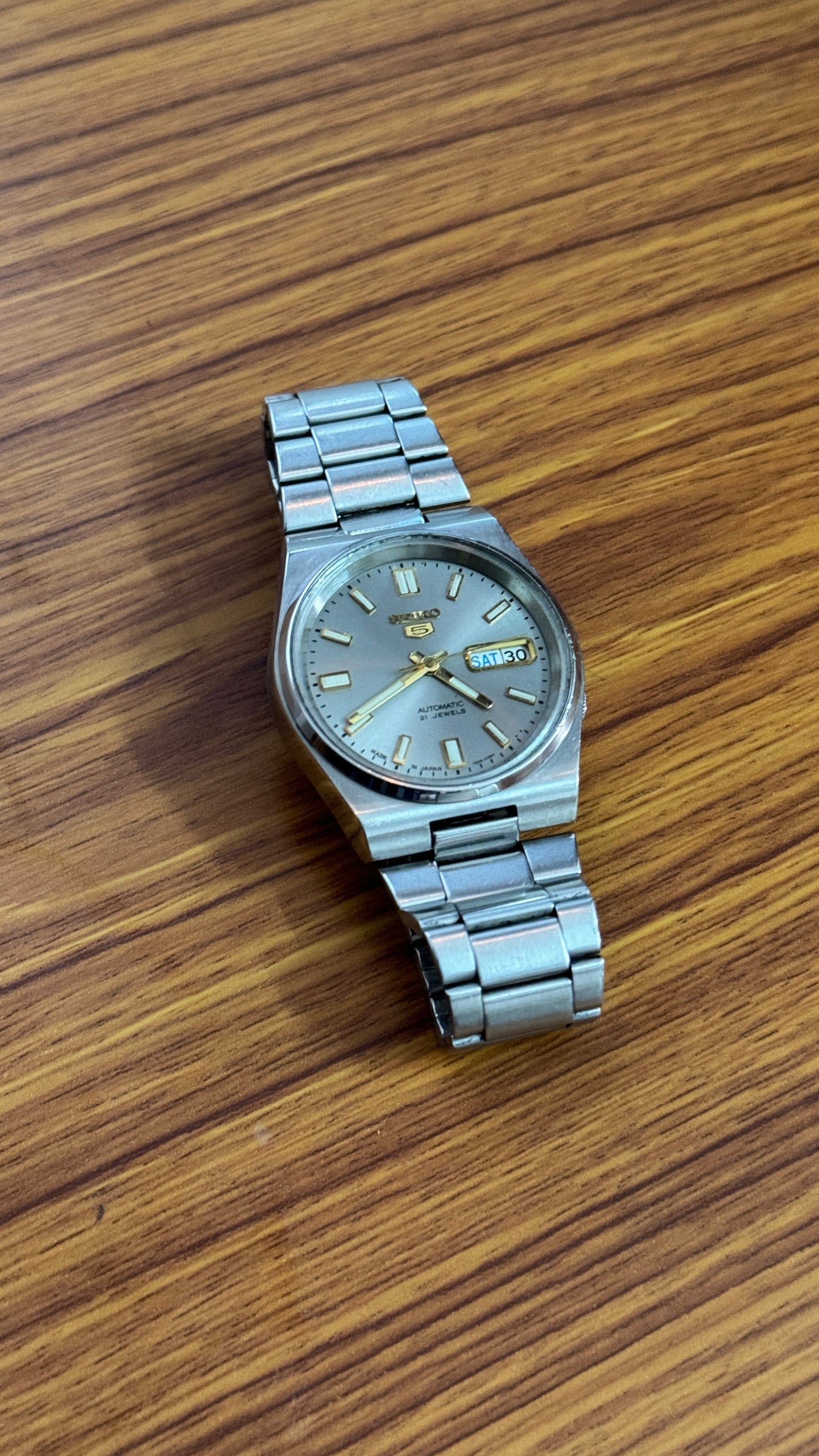 Pre Owned Seiko 5 vintage automatic watch