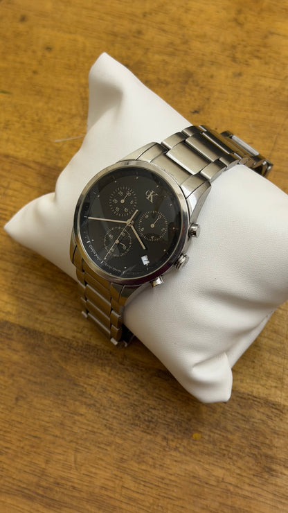Pre Owned CK chronograph watch