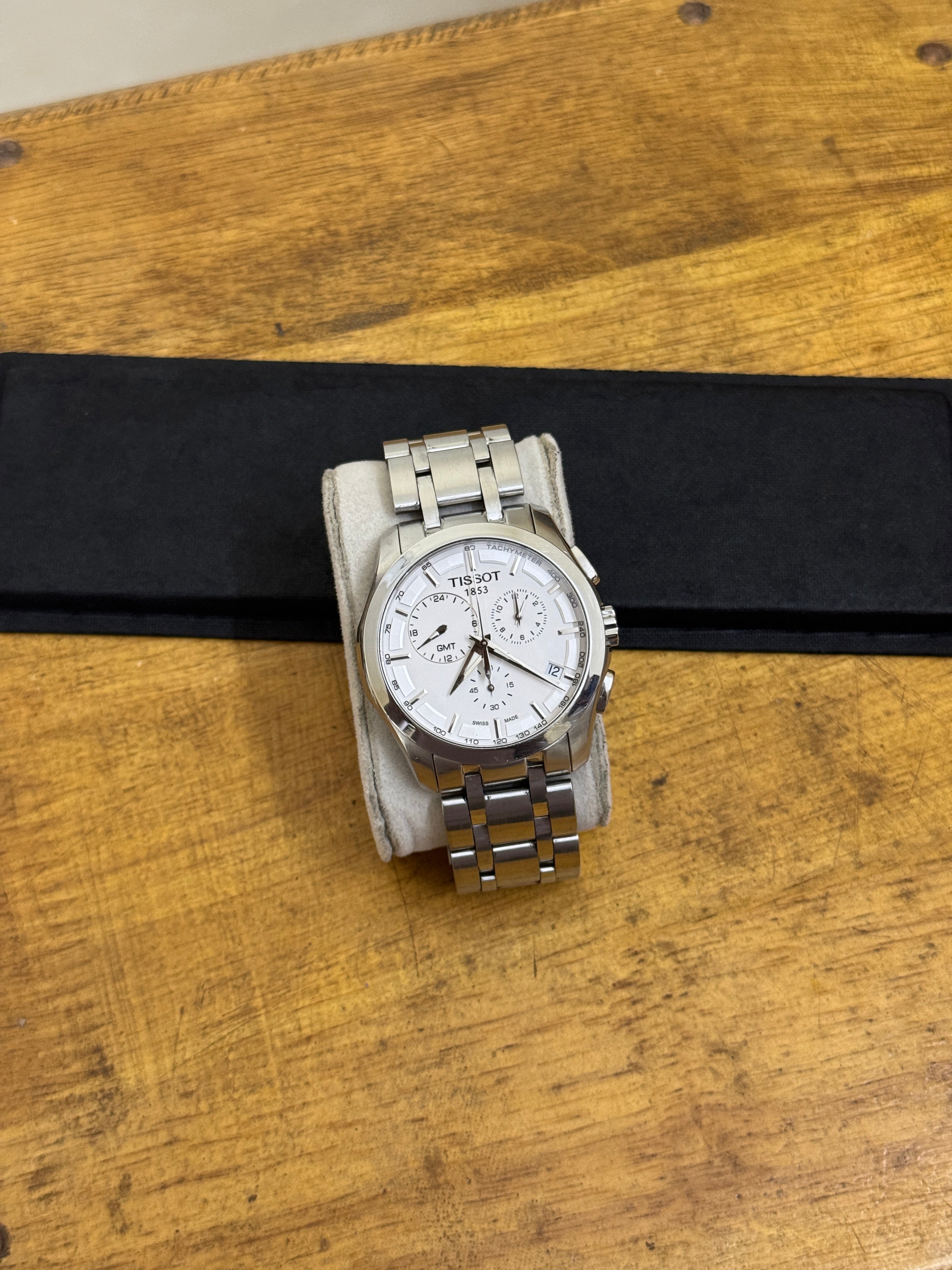 Pre Owned Tissot Couturier GMT Chronograph Watch – THEWATCHPROJECTS