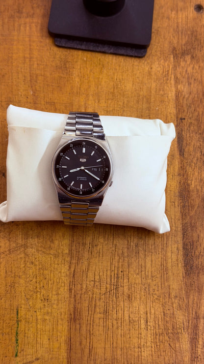 Pre Owned Vintage Seiko 5 Automatic - Railway Time