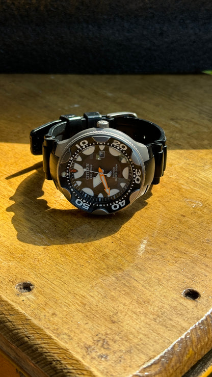 Pre Owned Citizen Orca Titanium Promaster - BN0015-07E