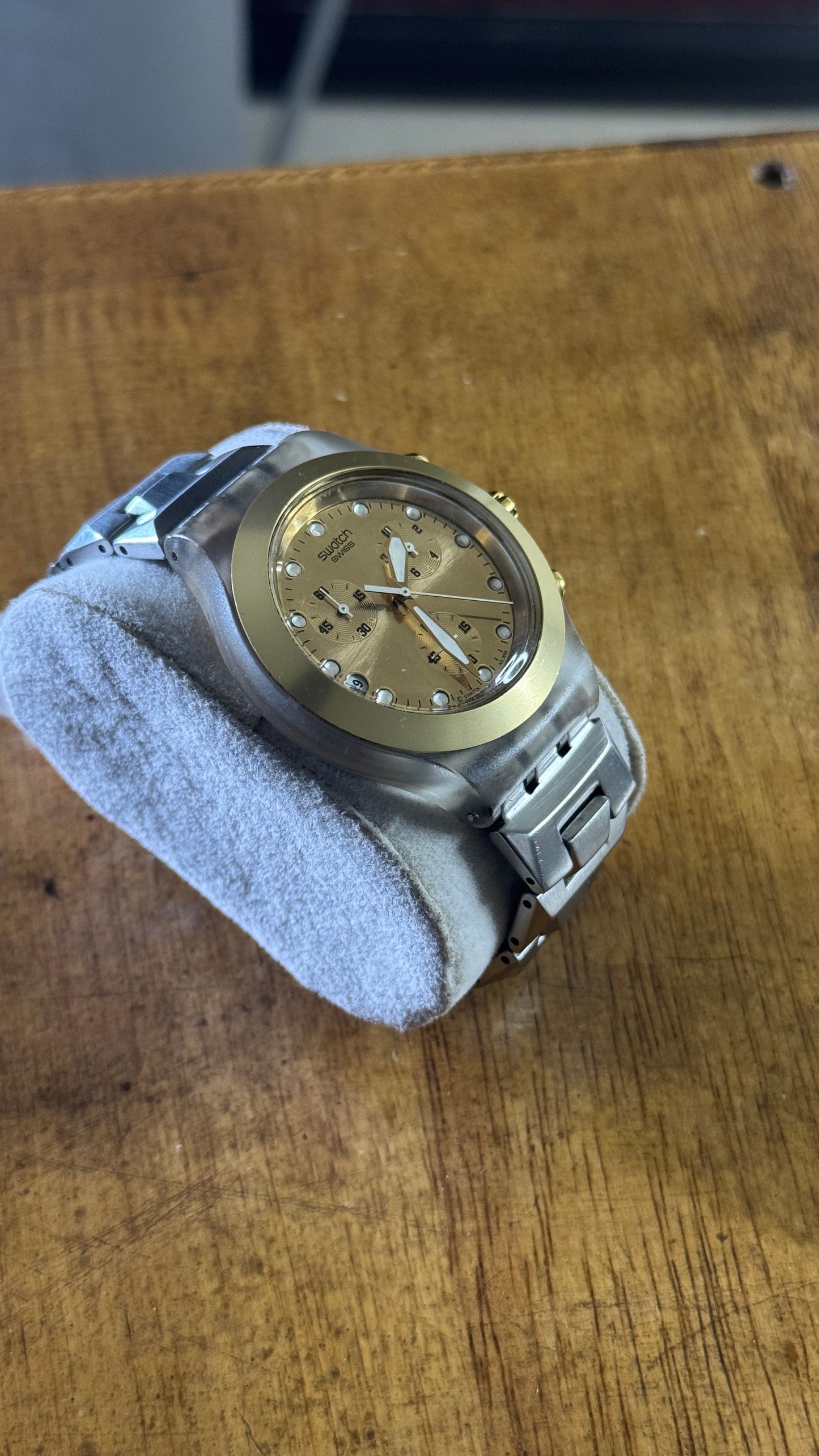 Pre Owned Swatch Irony Chronograph Watch