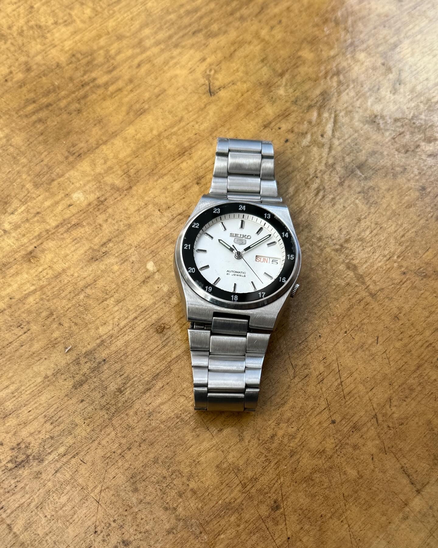 Pre Owned Seiko 5 Railway Time Automatic