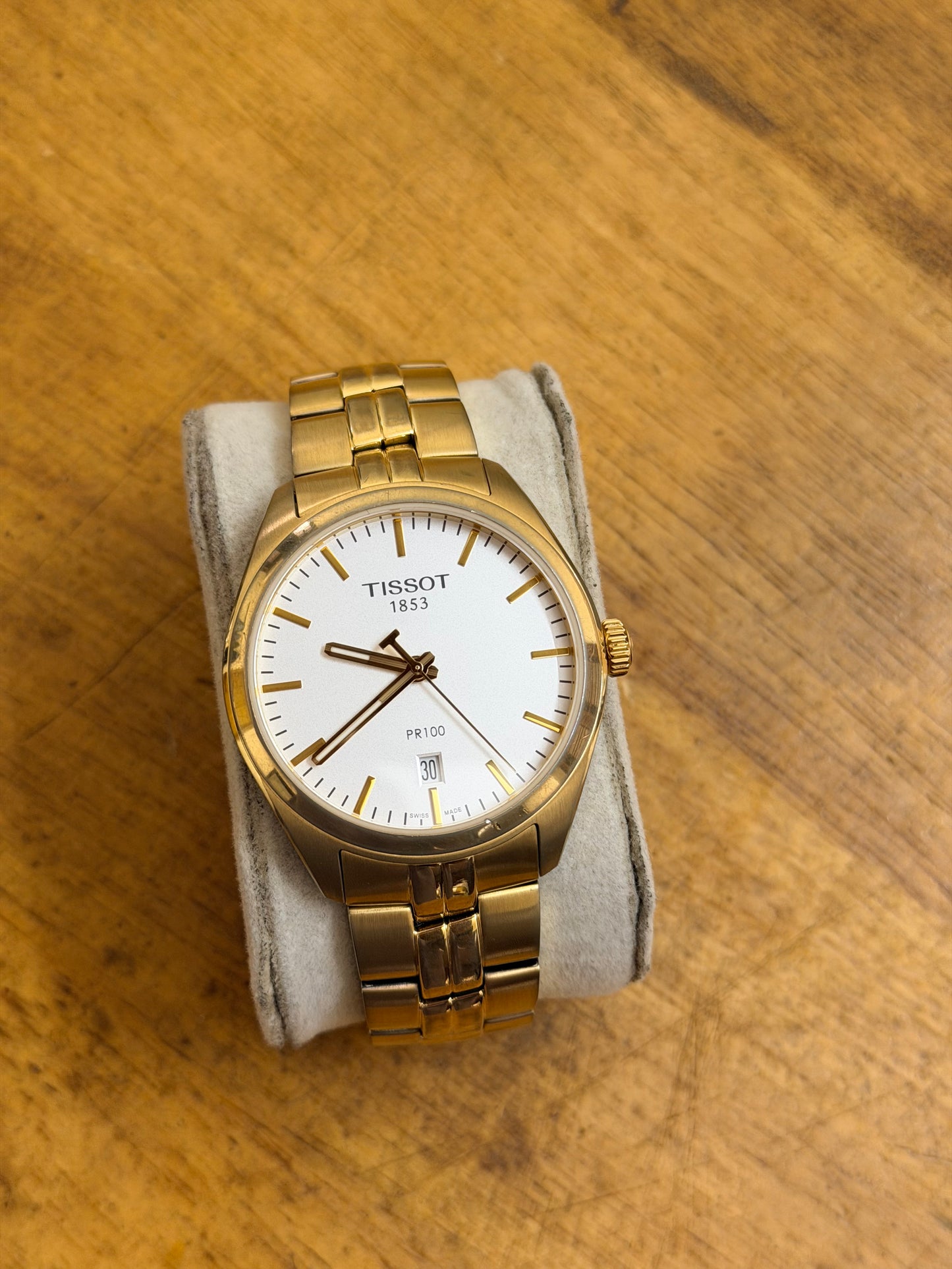 Pre Owned Tissot PR100 - Gold Stainless Steel PVD coated watch