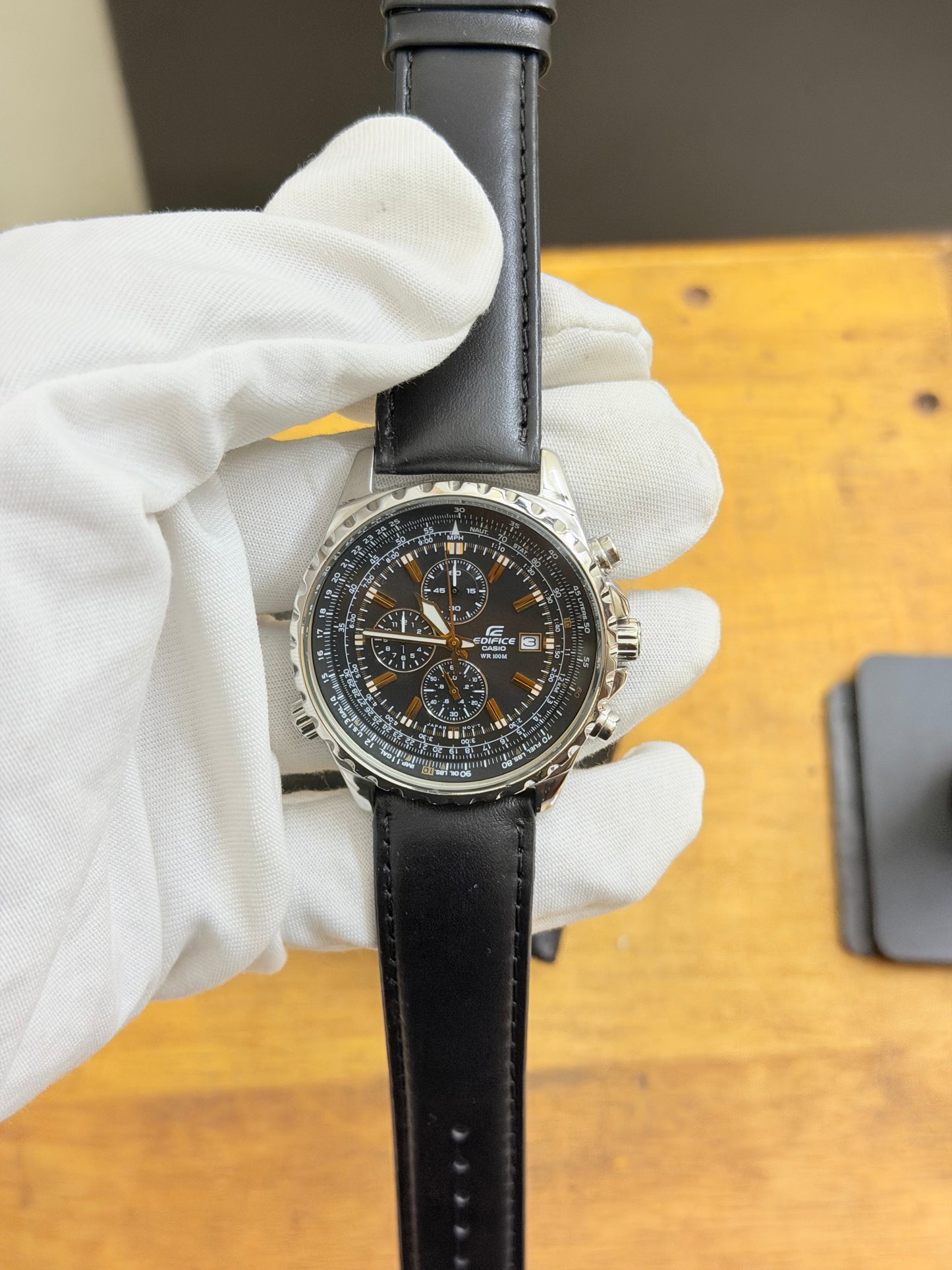 Pre Owned Casio Edifice EF27 Chronograph Watch