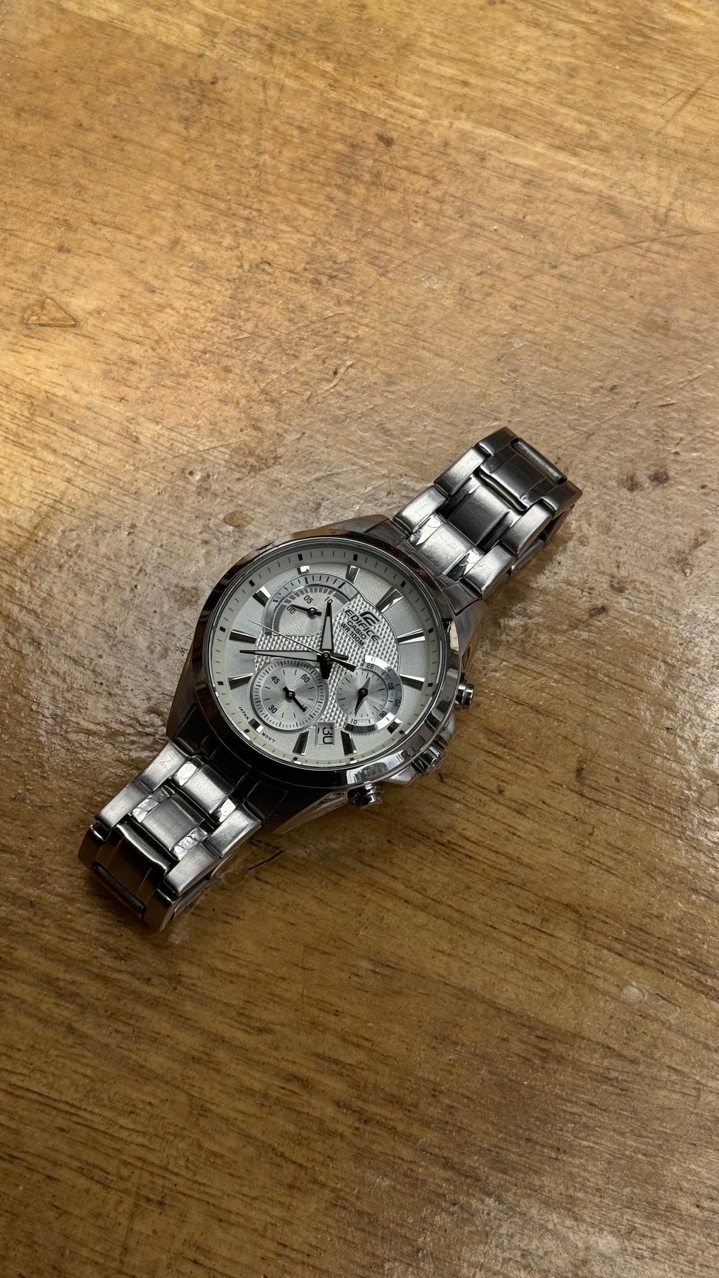 Pre Owned Casio Edifice Chronograph Watch