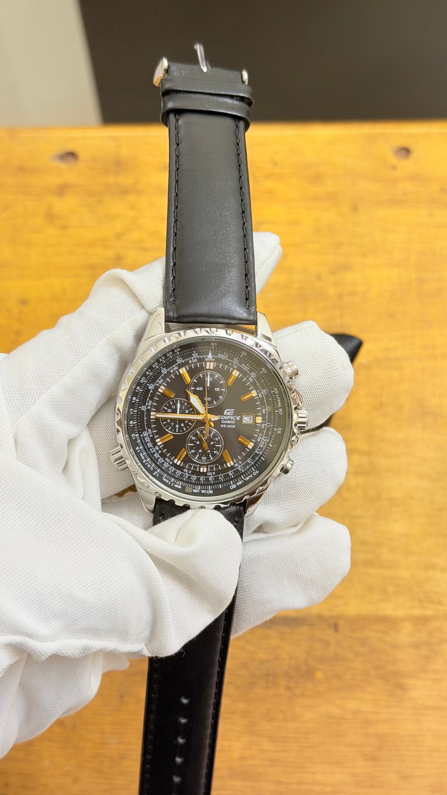 Pre Owned Casio Edifice EF27 Chronograph Watch