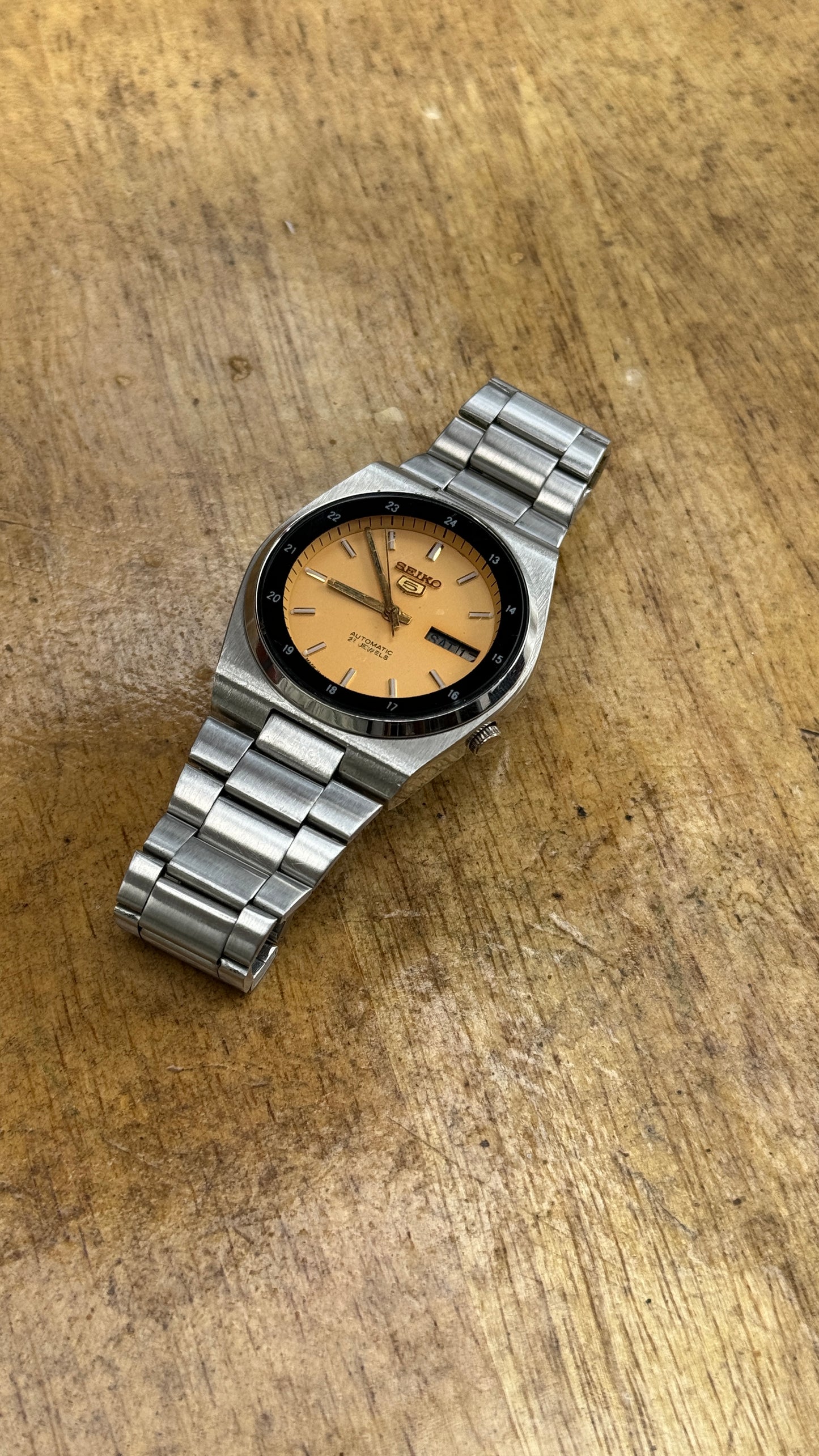 Pre Owned Vintage Seiko 5 Railway Time