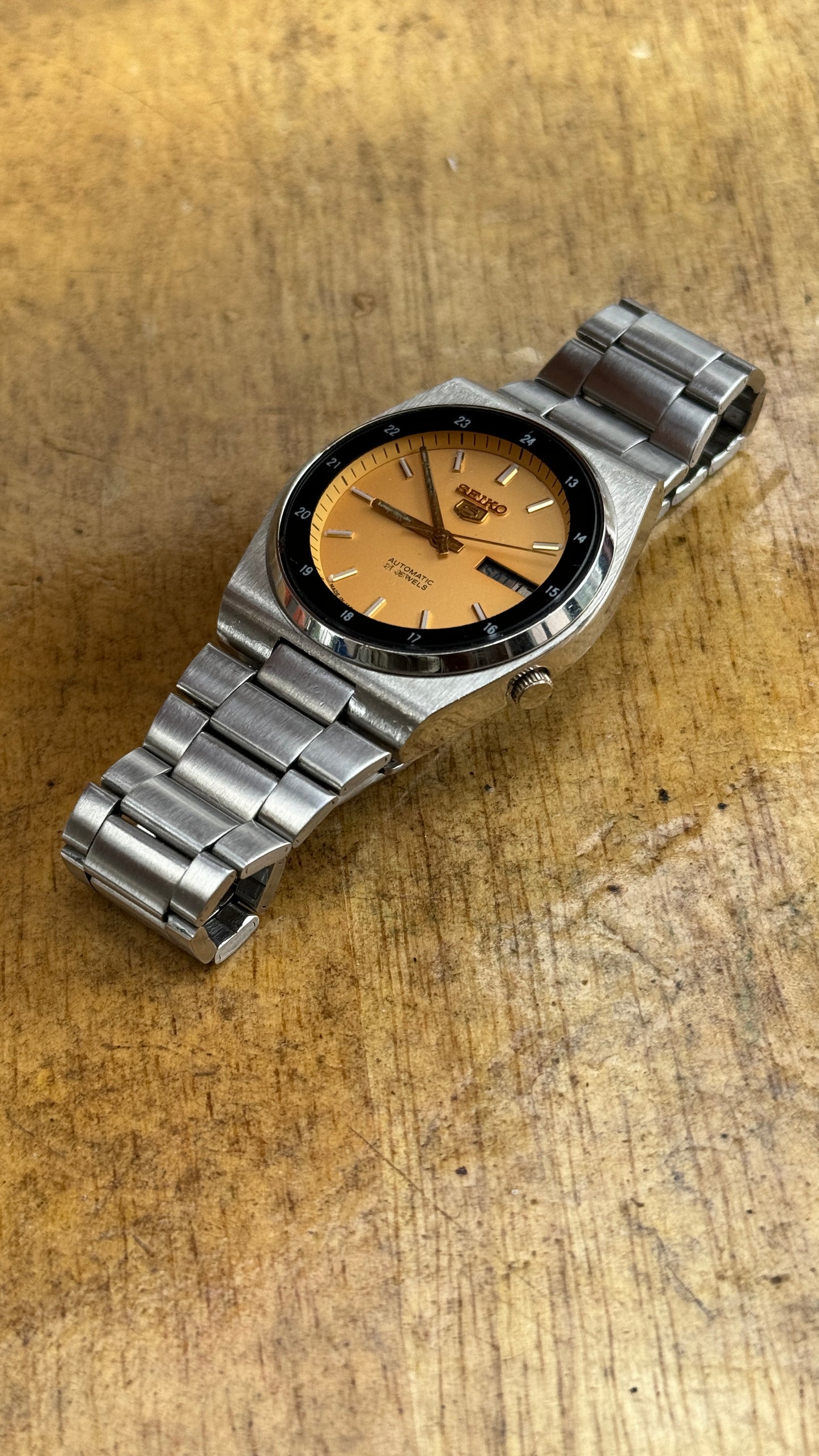 Pre Owned Vintage Seiko 5 Railway Time