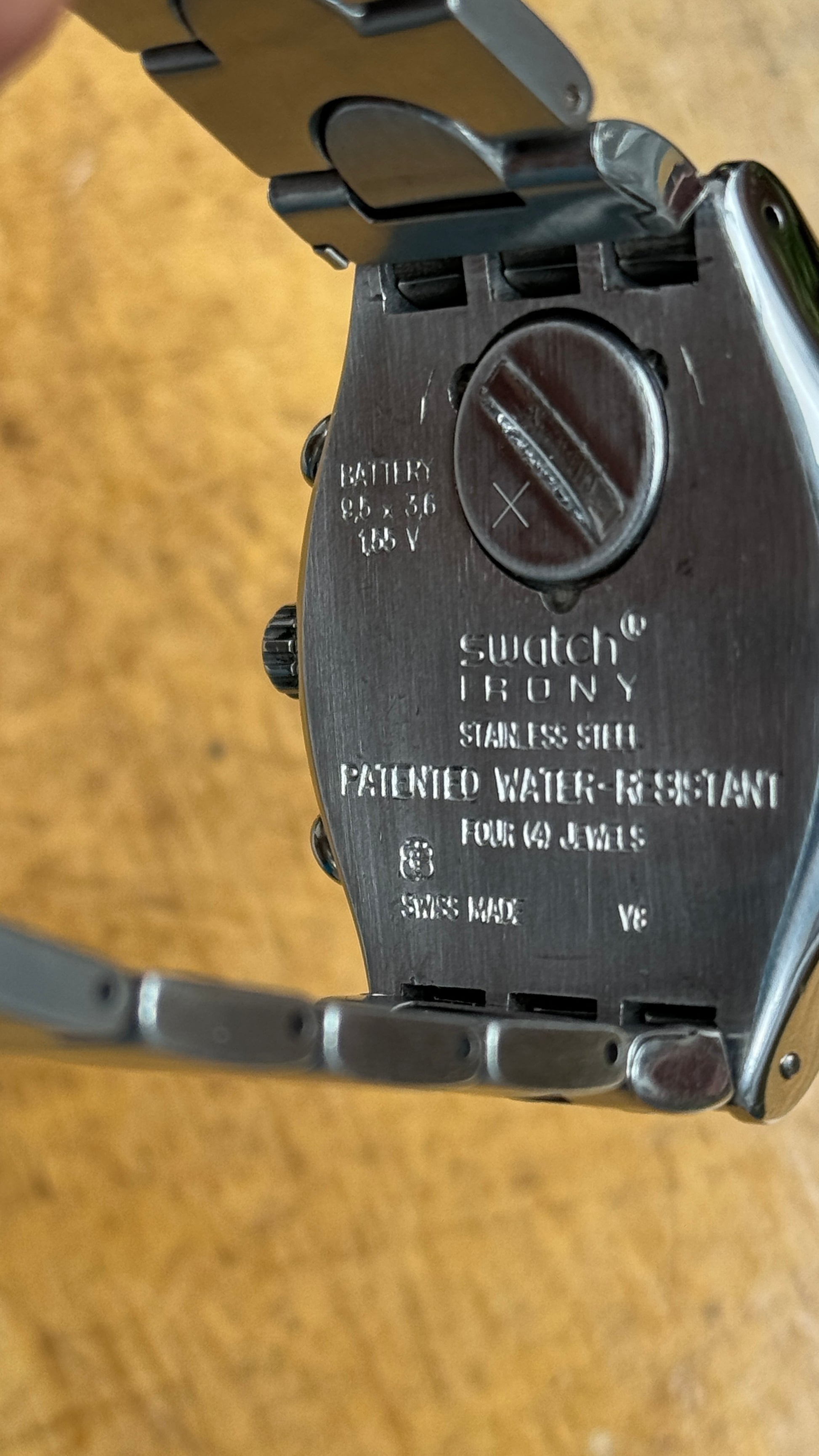 Irony Watch Swatch Irony V8 Stainless Steel Irony Chrono Swatch