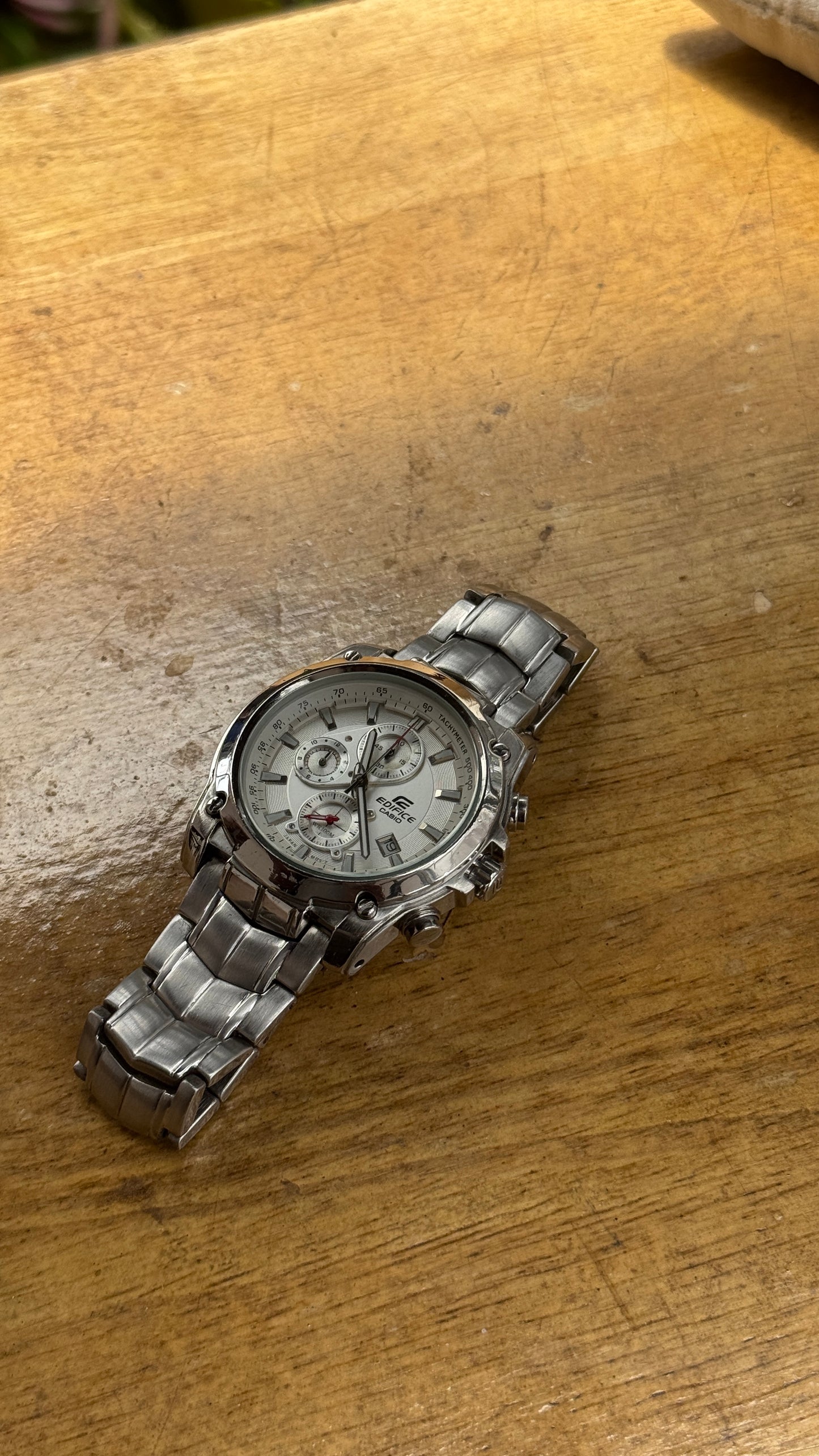 Pre Owned Casio Edifice Chronograph Watch