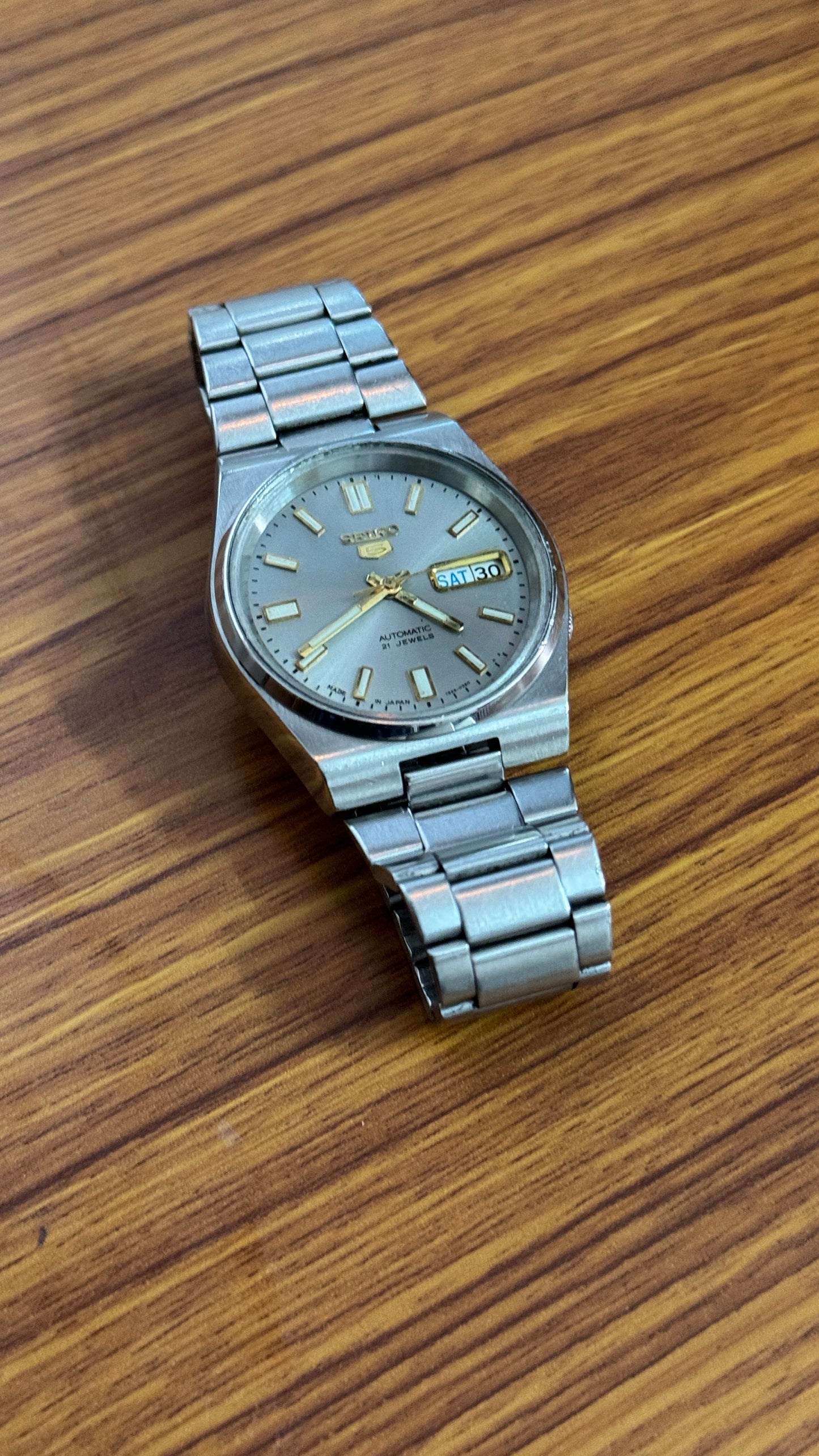 Pre Owned Seiko 5 vintage automatic watch