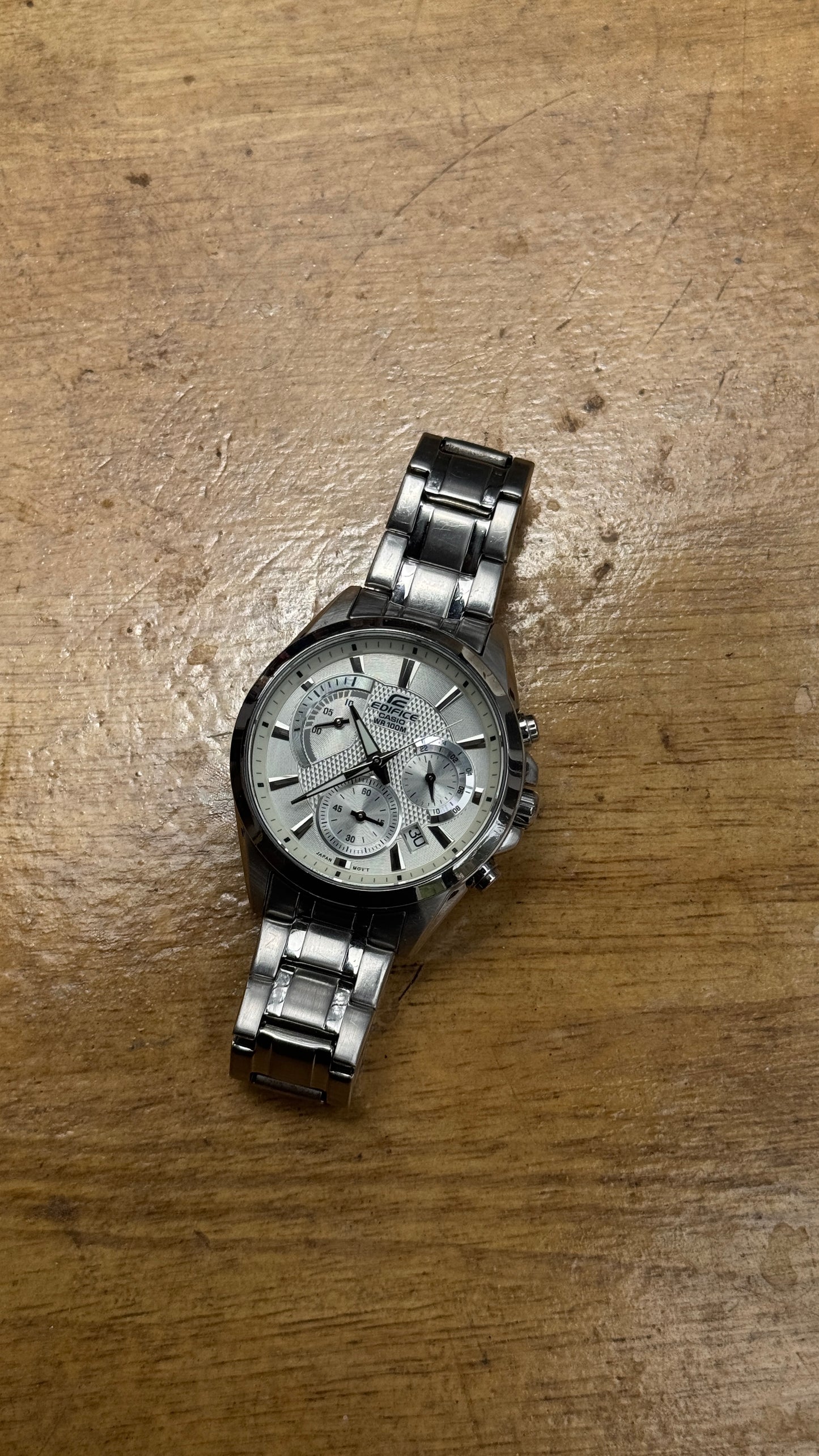 Pre Owned Casio Edifice Chronograph Watch