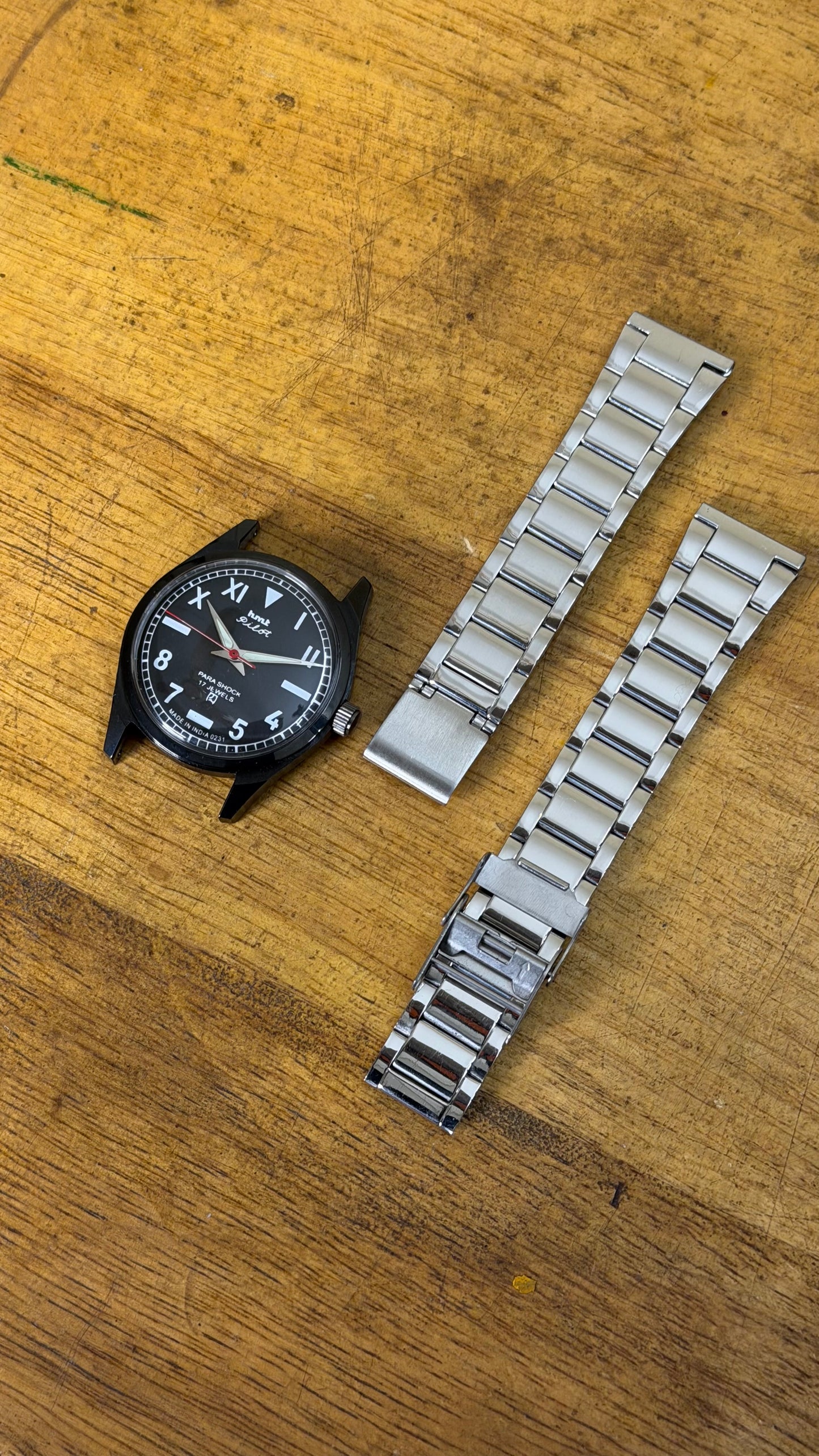 Pre Owned Vintage HMT Pilot - 1980s - Restored