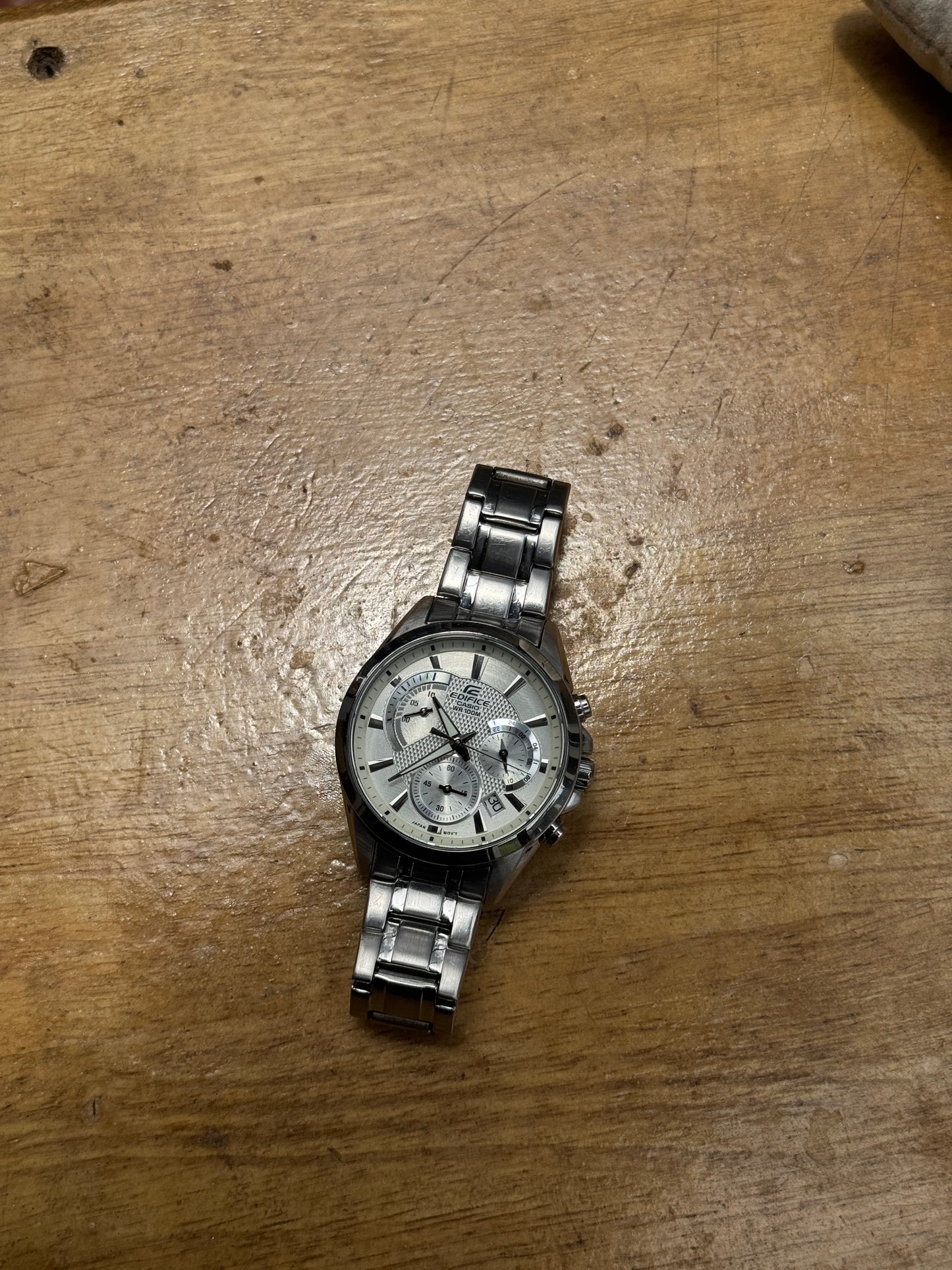 Pre Owned Casio Edifice Chronograph Watch