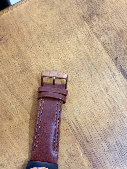 Pre Owned Swistar Dual Time Watch