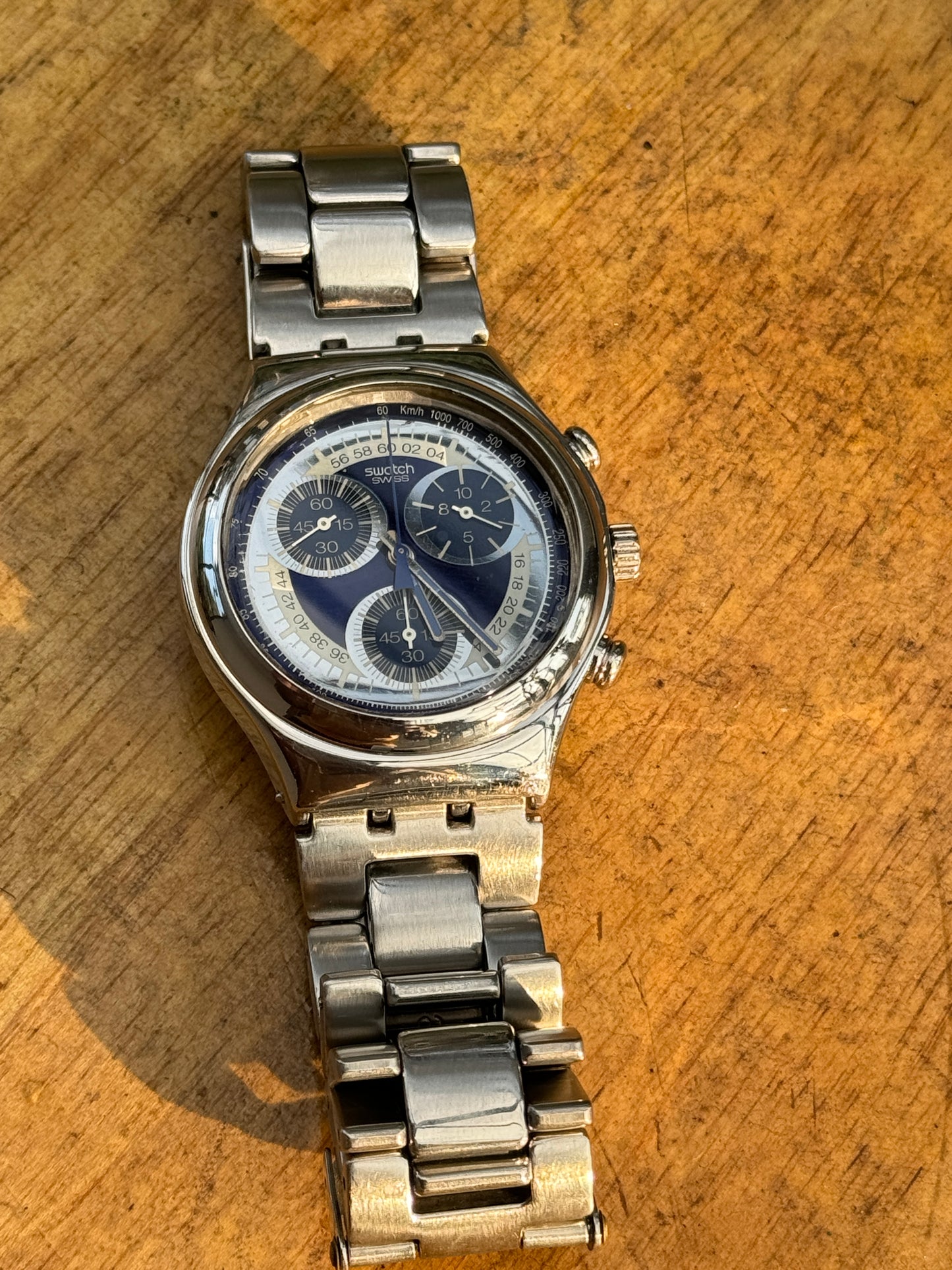 Pre Owned Swatch Chrono YCS102