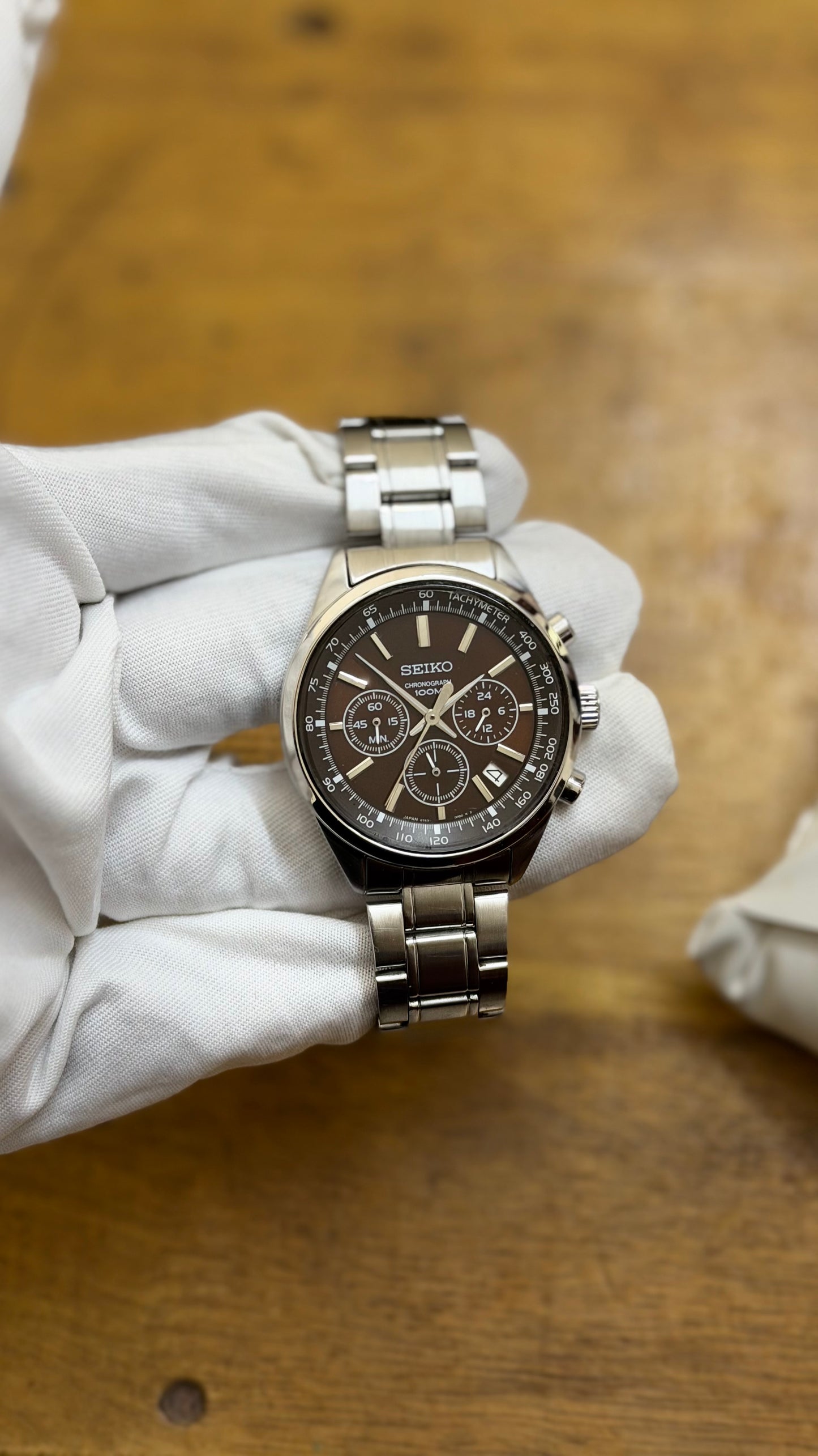 Pre Owned Seiko Chronograph Watch