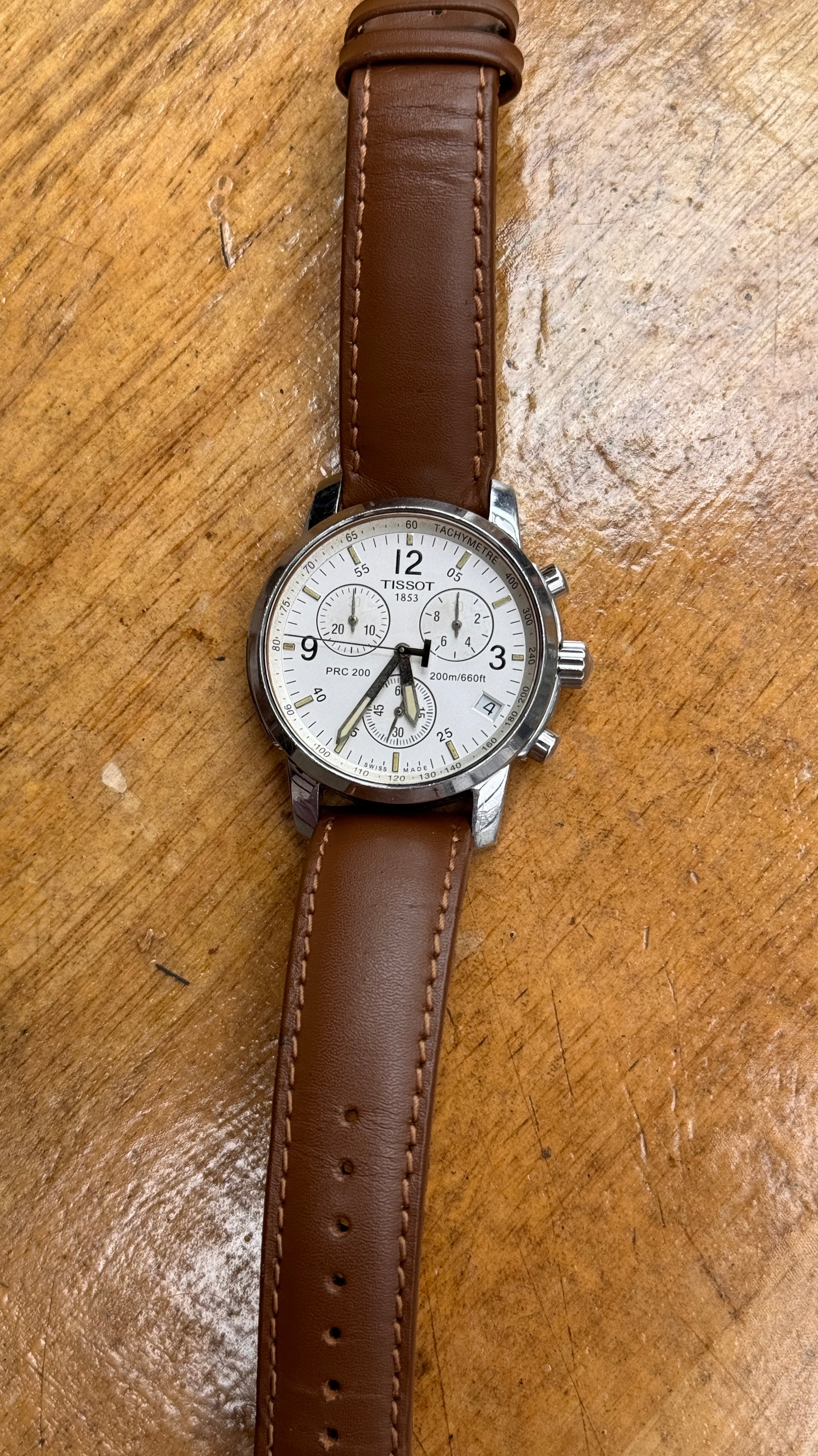 Pre Owned Tissot PRC 200 Chronograph Watch – THEWATCHPROJECTS