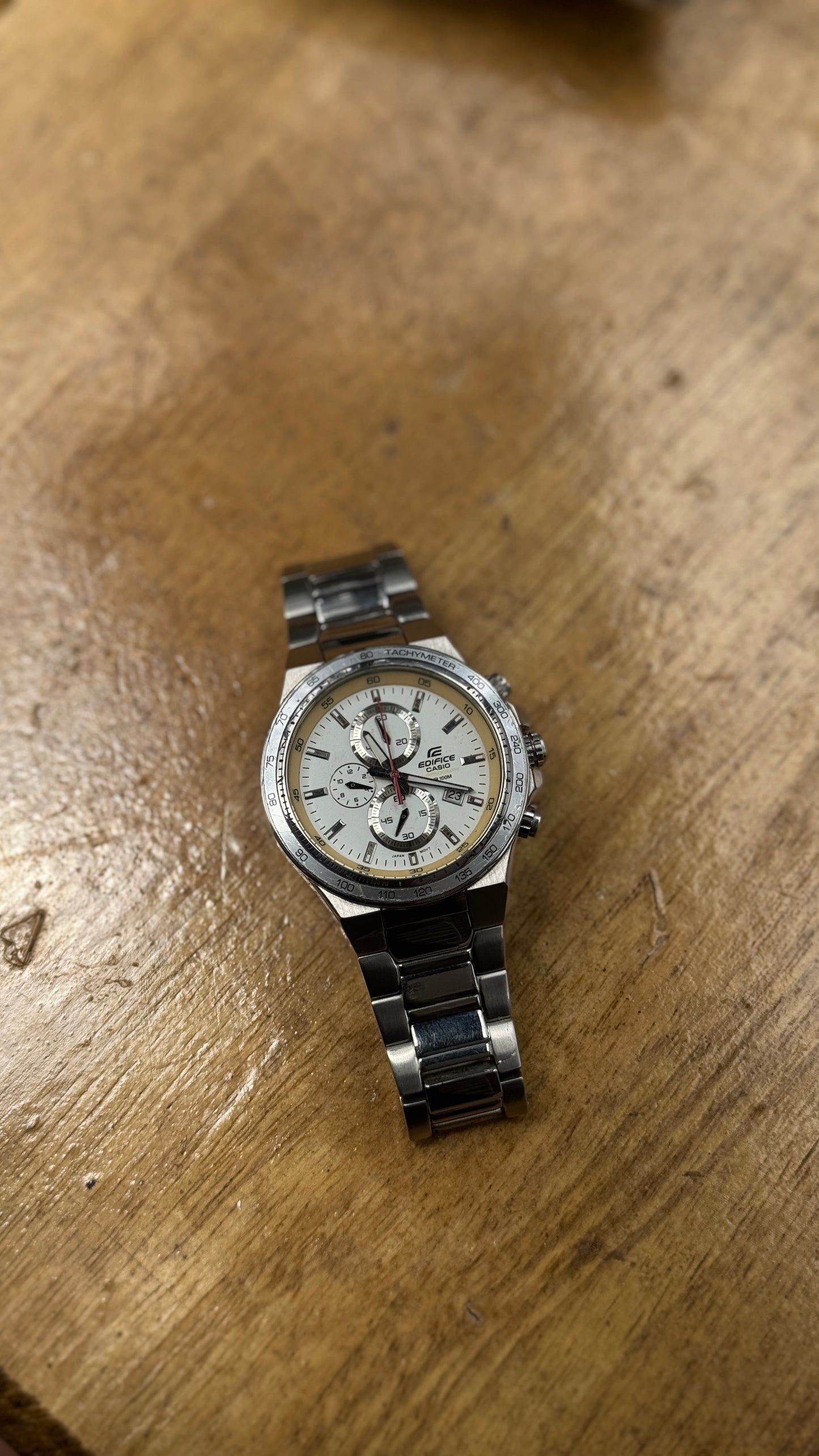Pre Owned Casio Edifice Chronograph Watch