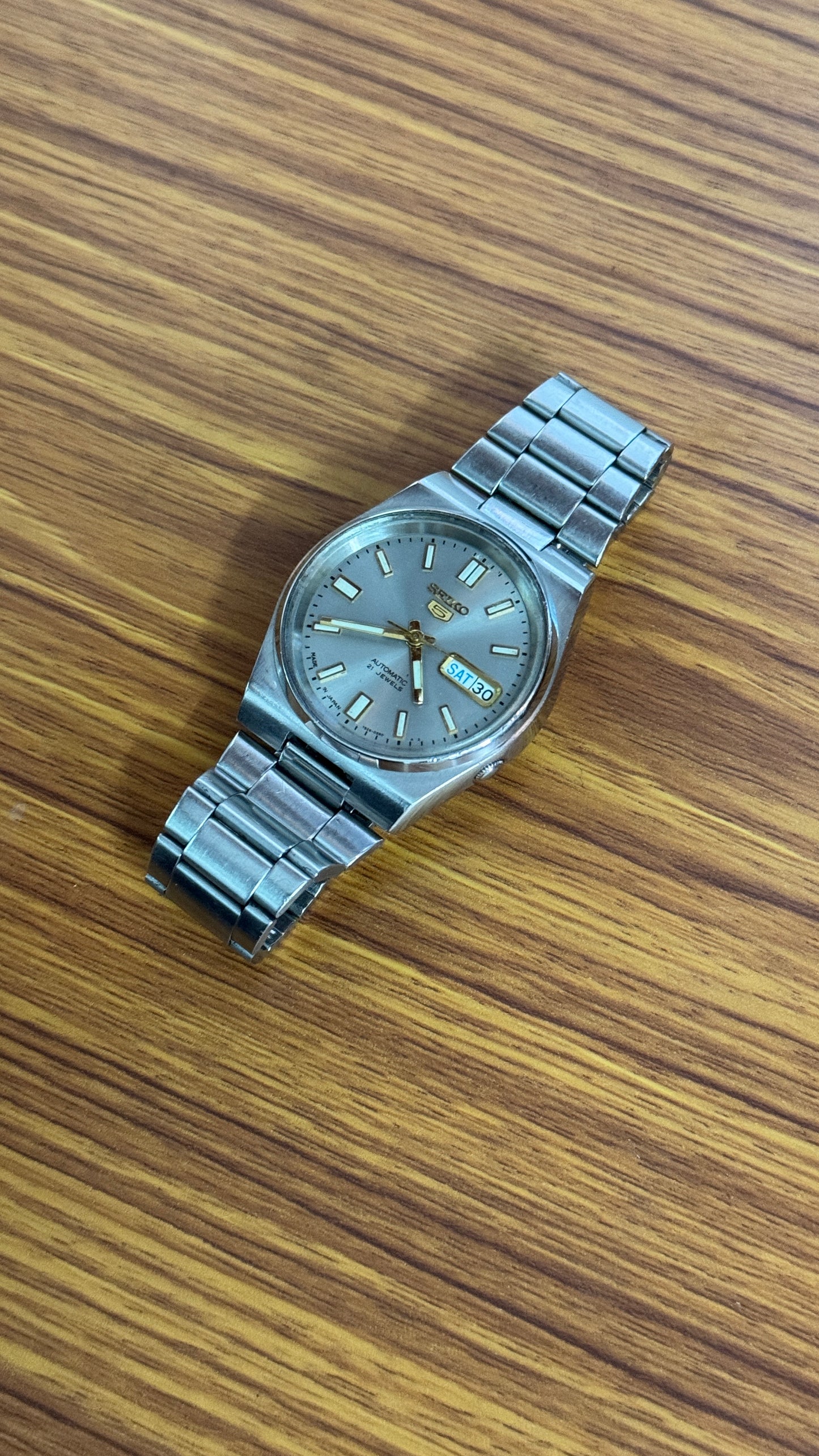 Pre Owned Seiko 5 vintage automatic watch