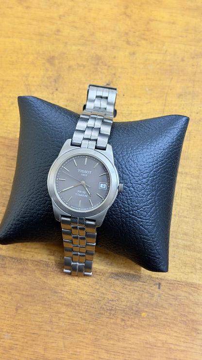 Pre Owned Tissot Titanium Quartz Watch