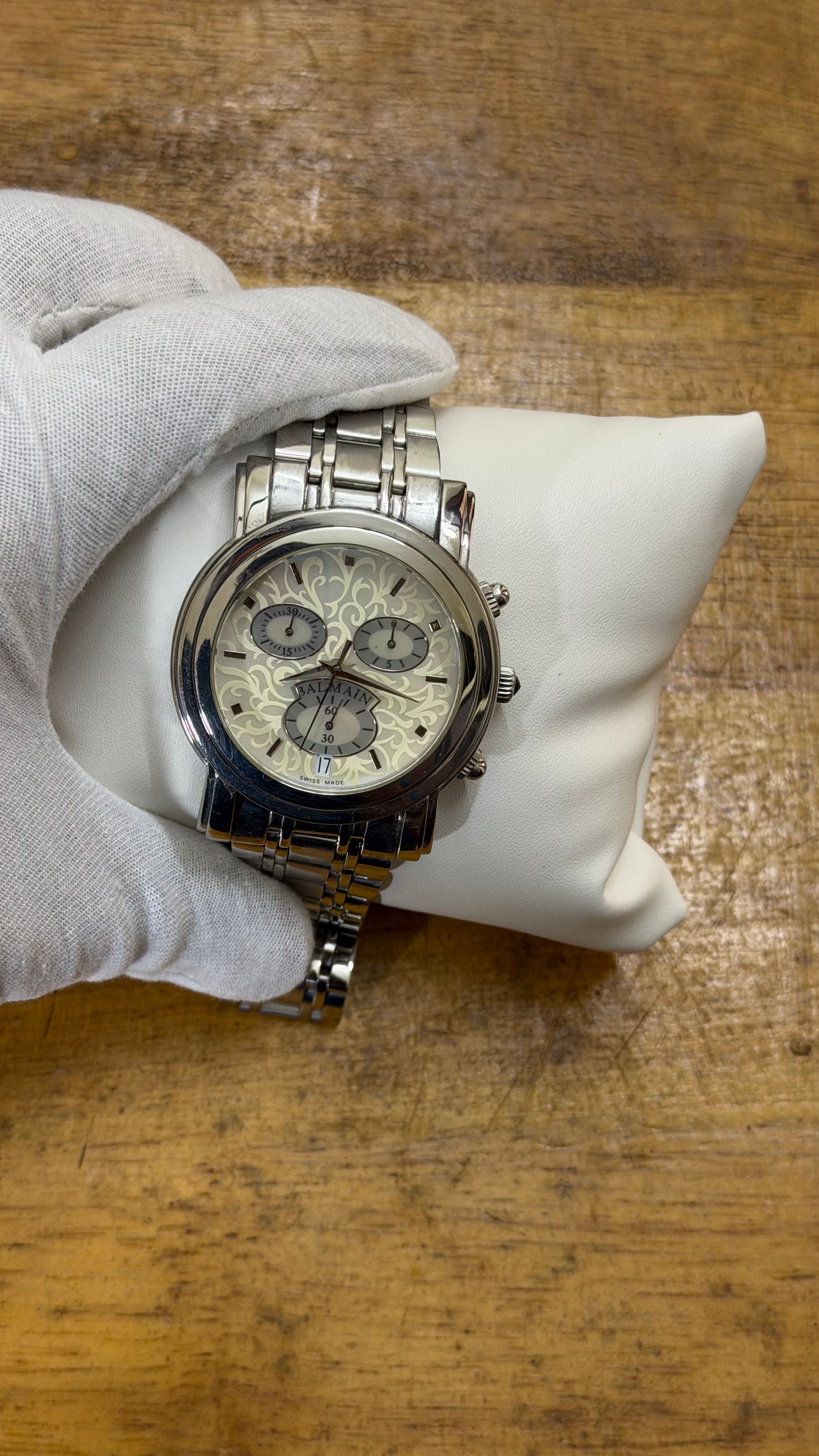 Pre Owned Balmain chronograph Watch