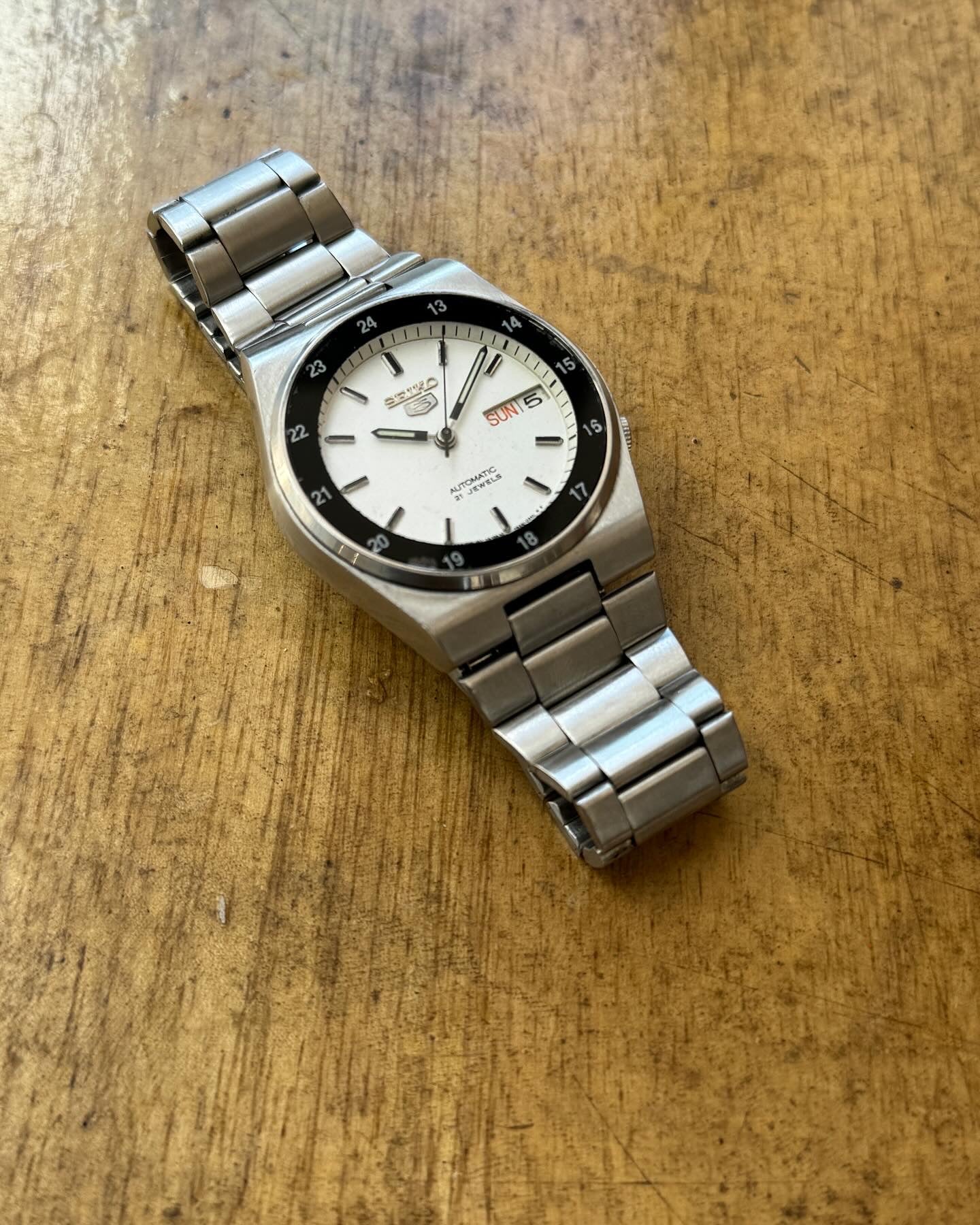 Pre Owned Seiko 5 Railway Time Automatic