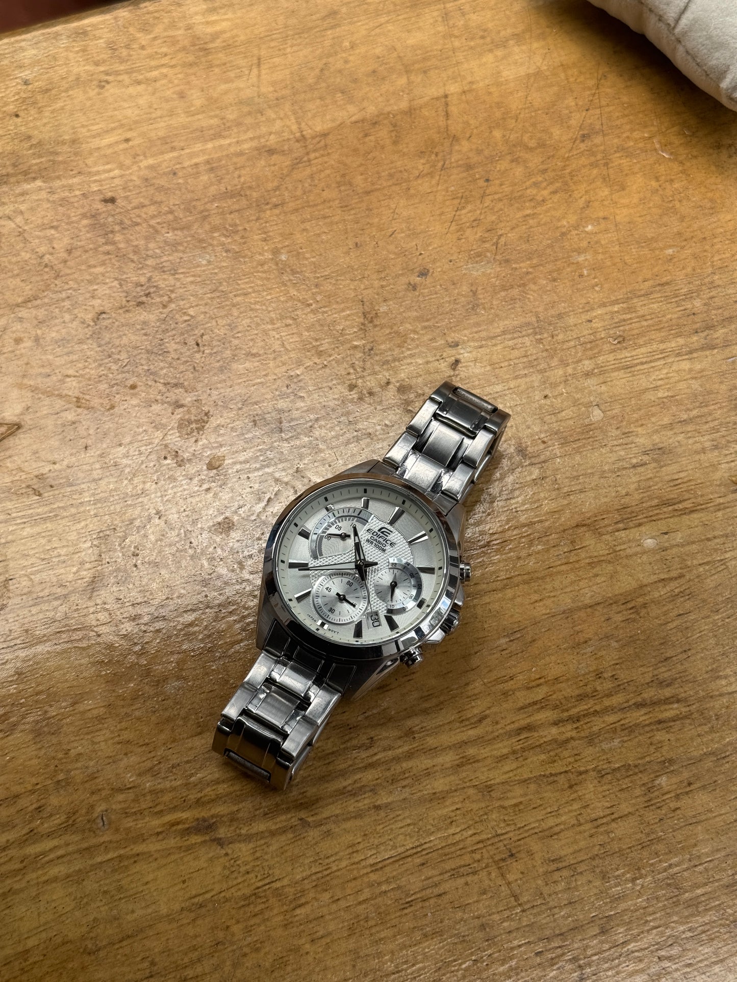 Pre Owned Casio Edifice Chronograph Watch