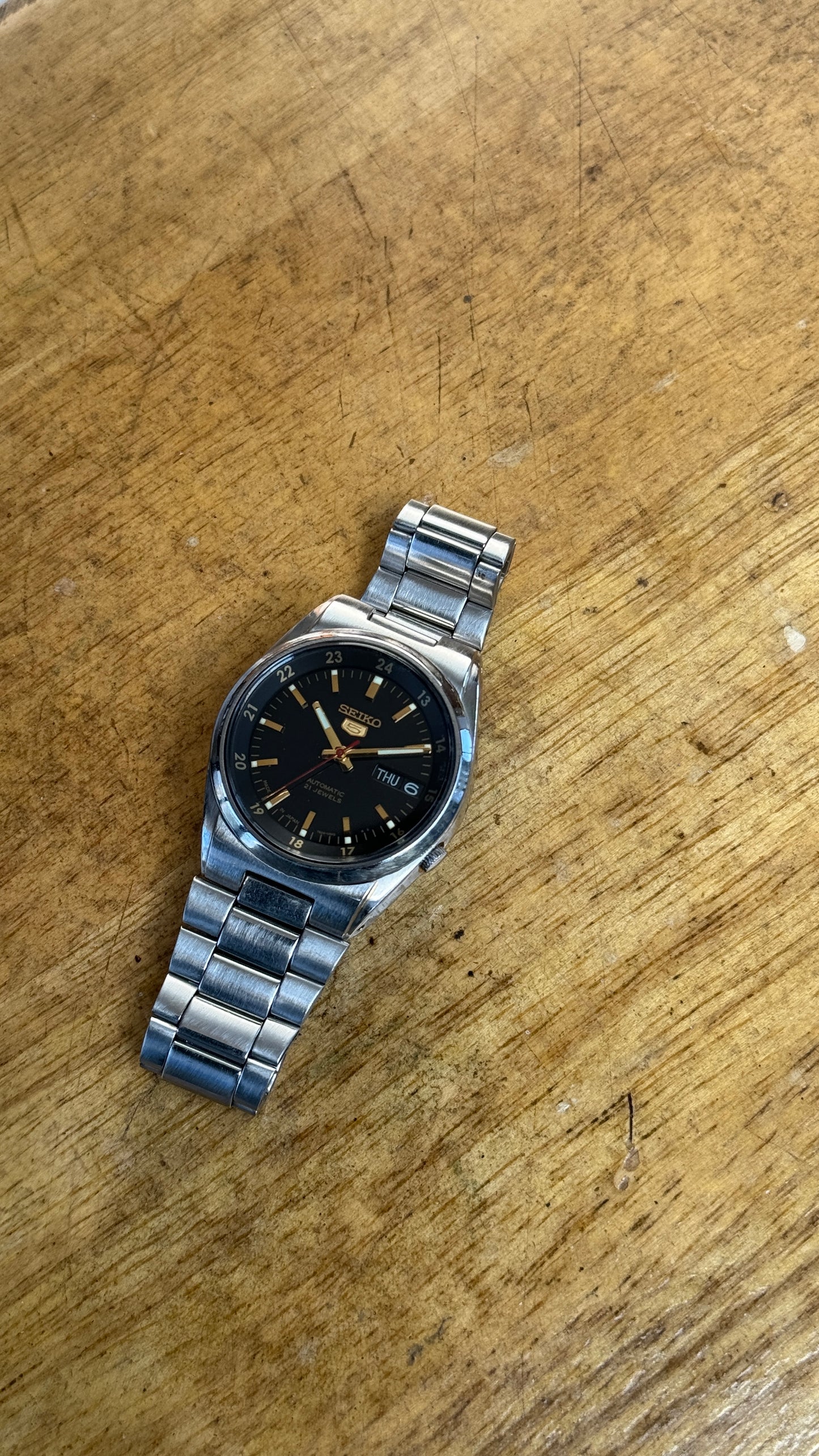 Pre Owned Vintage Seiko 5 Automatic