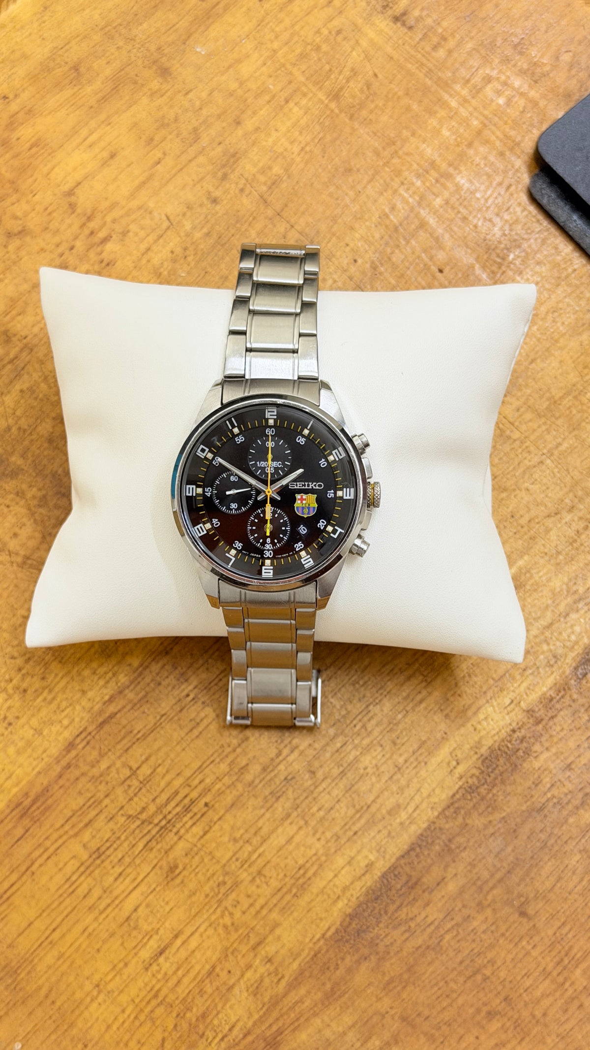 Pre Owned Seiko Chronograph - FC Barcelona Edition