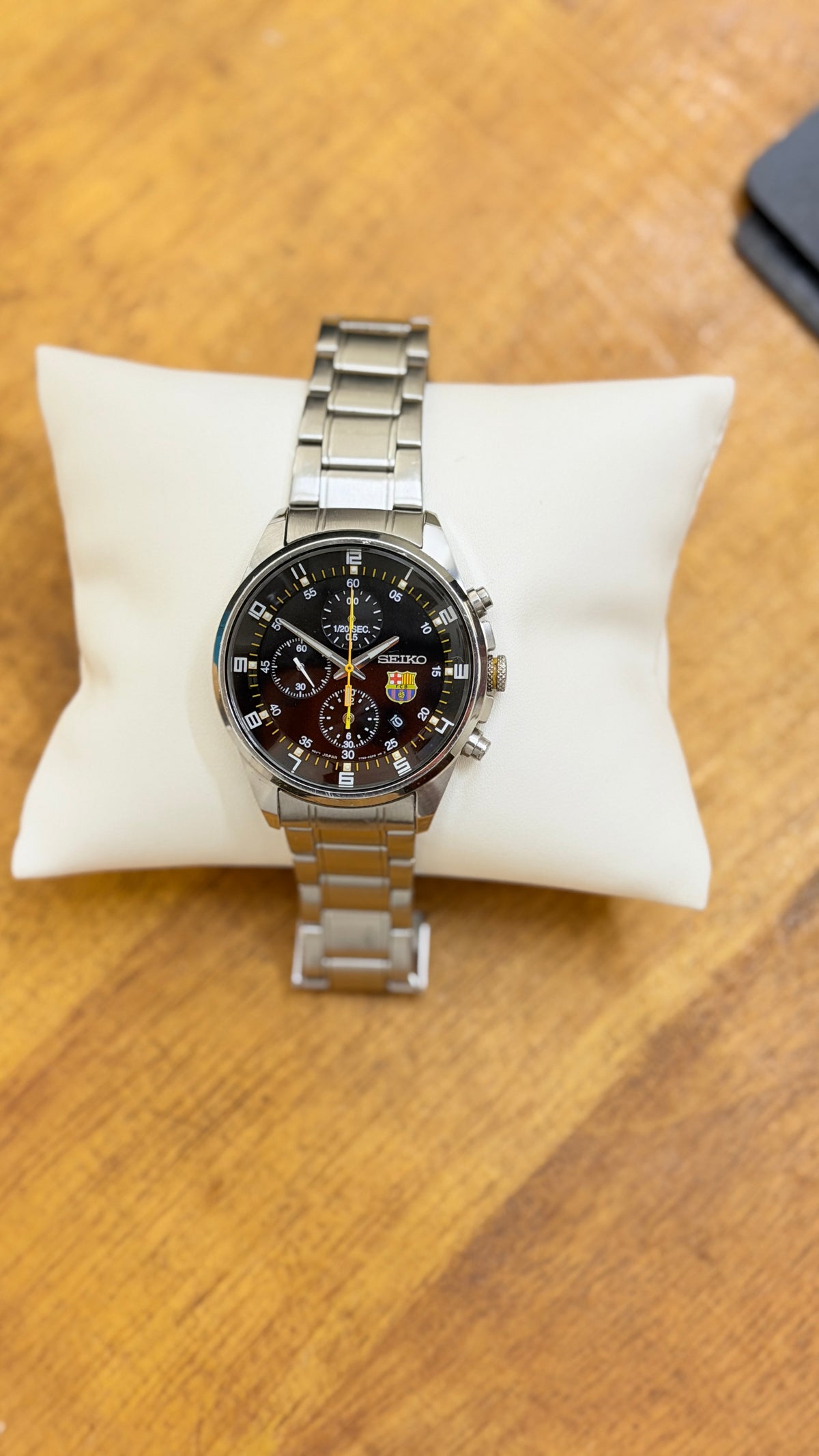 Pre Owned Seiko Chronograph - FC Barcelona Edition