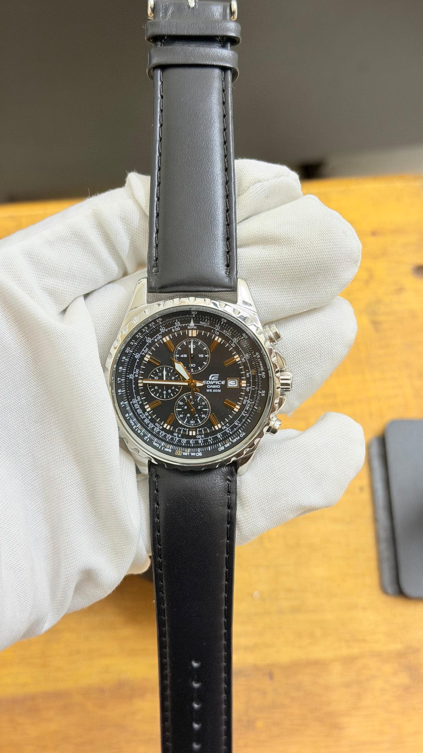 Pre Owned Casio Edifice EF27 Chronograph Watch