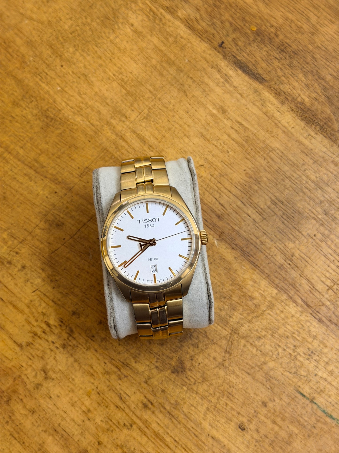 Pre Owned Tissot PR100 - Gold Stainless Steel PVD coated watch