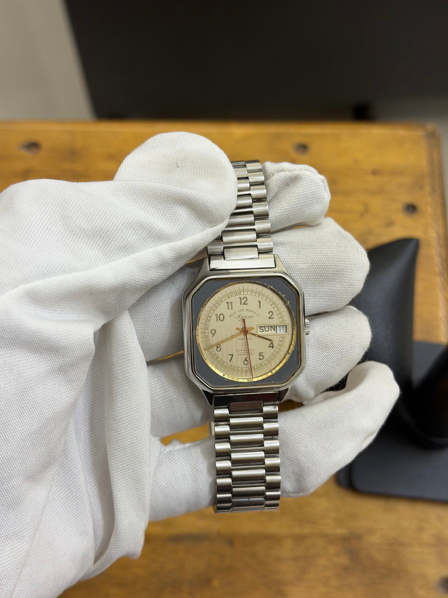 Pre Owned vintage West End Watch Co. Sowar Prima Automatic watch