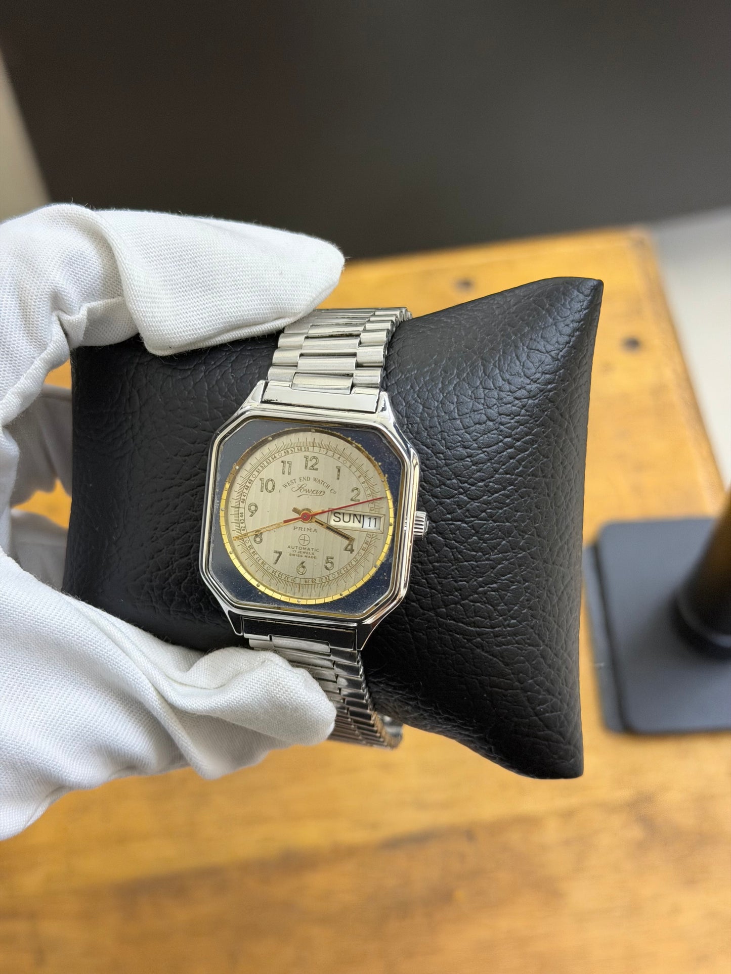 Pre Owned vintage West End Watch Co. Sowar Prima Automatic watch