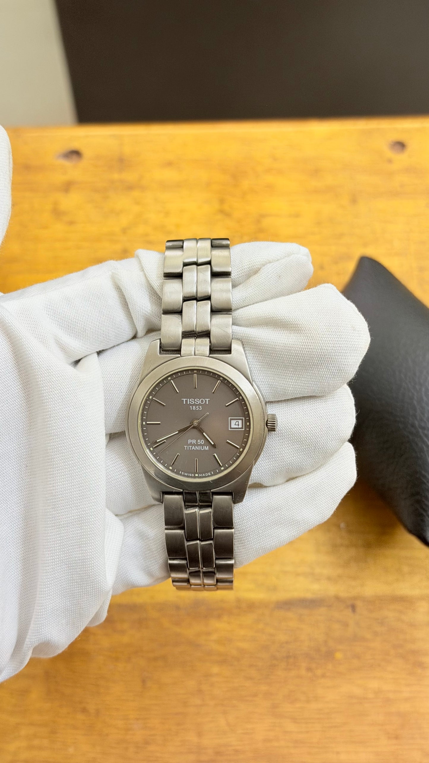 Pre Owned Tissot Titanium Quartz Watch