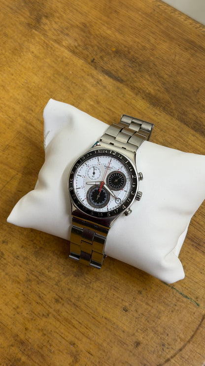 Pre Owned Swatch Irony Silvernow - Chronograph