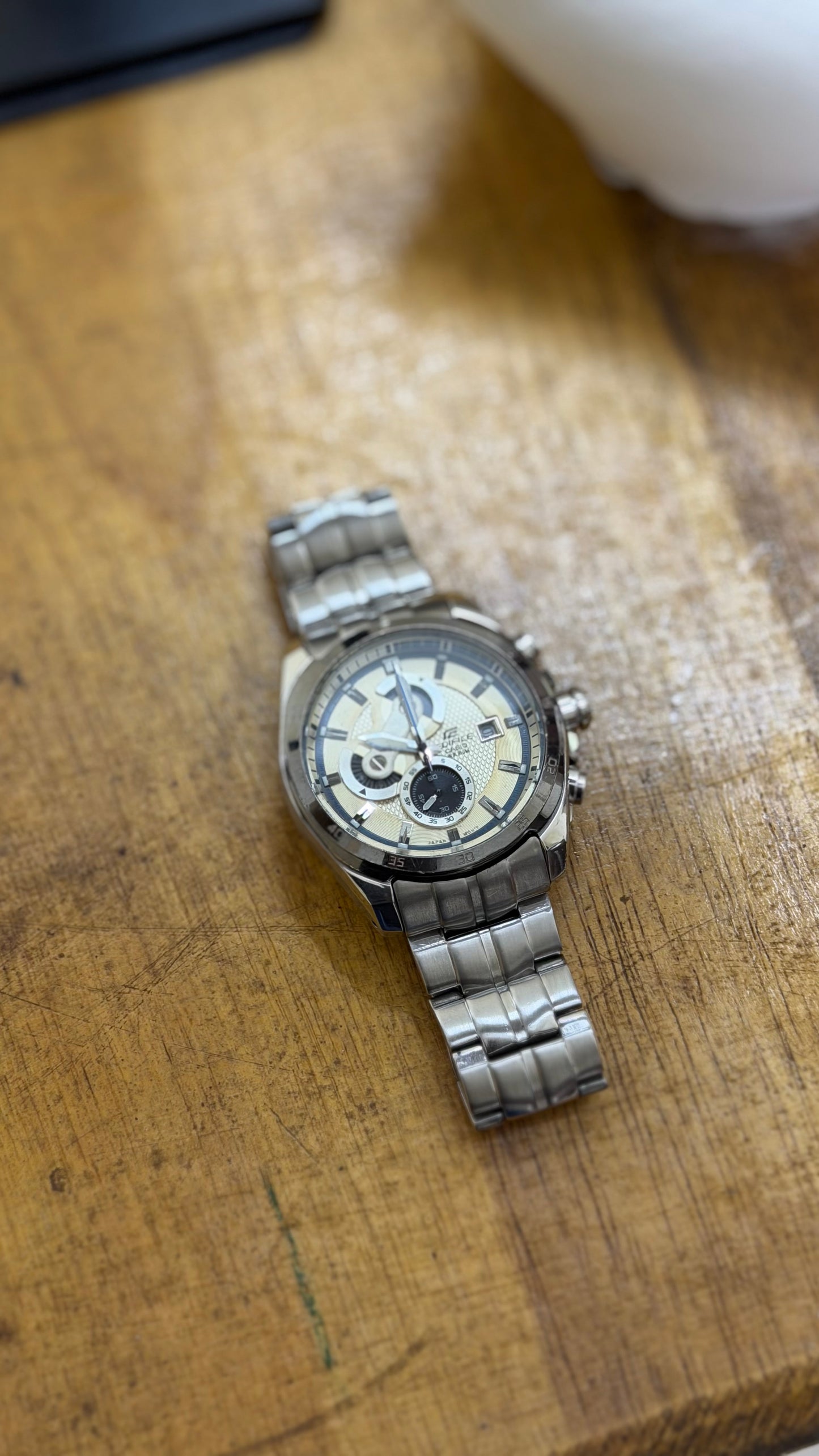 Pre Owned Casio Edifice Chronograph Watch