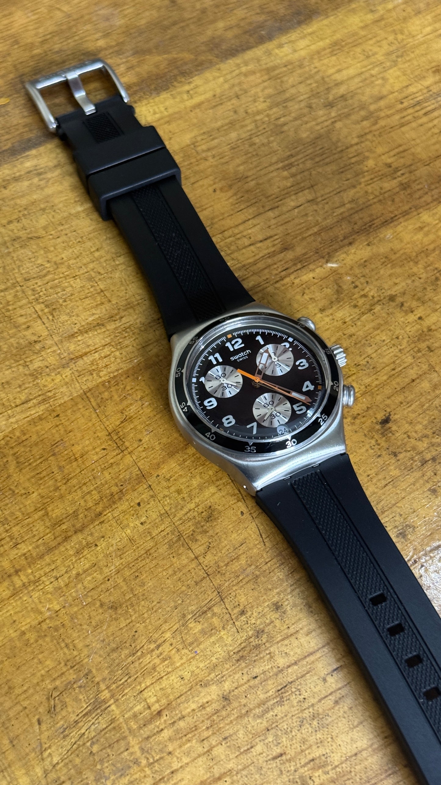 Pre Owned Swatch Irony Chronograph Watch