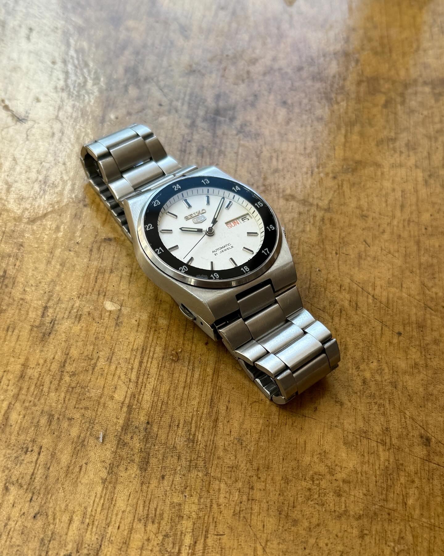 Pre Owned Seiko 5 Railway Time Automatic